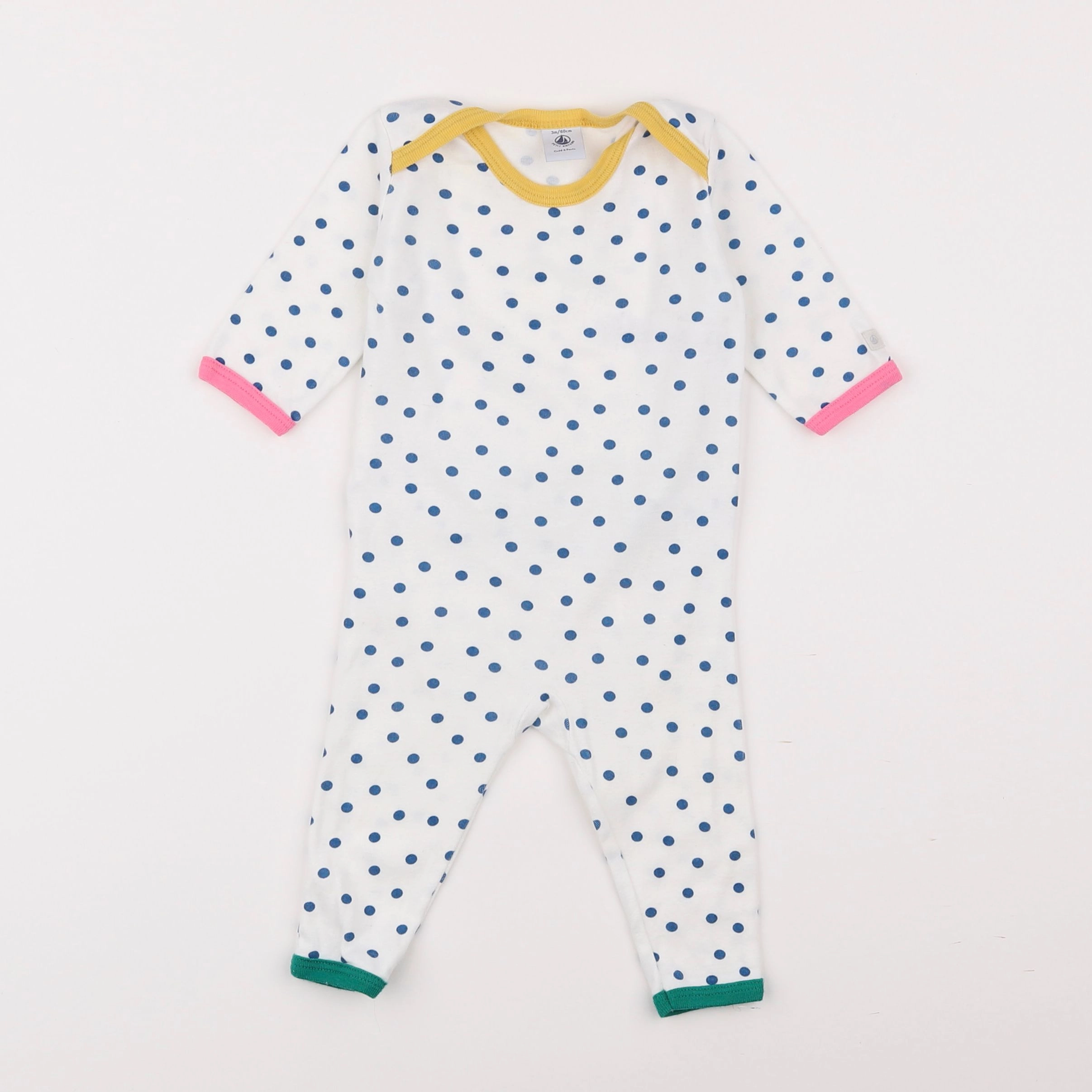 Petit Bateau - pyjama coton multicolore - 3 mois