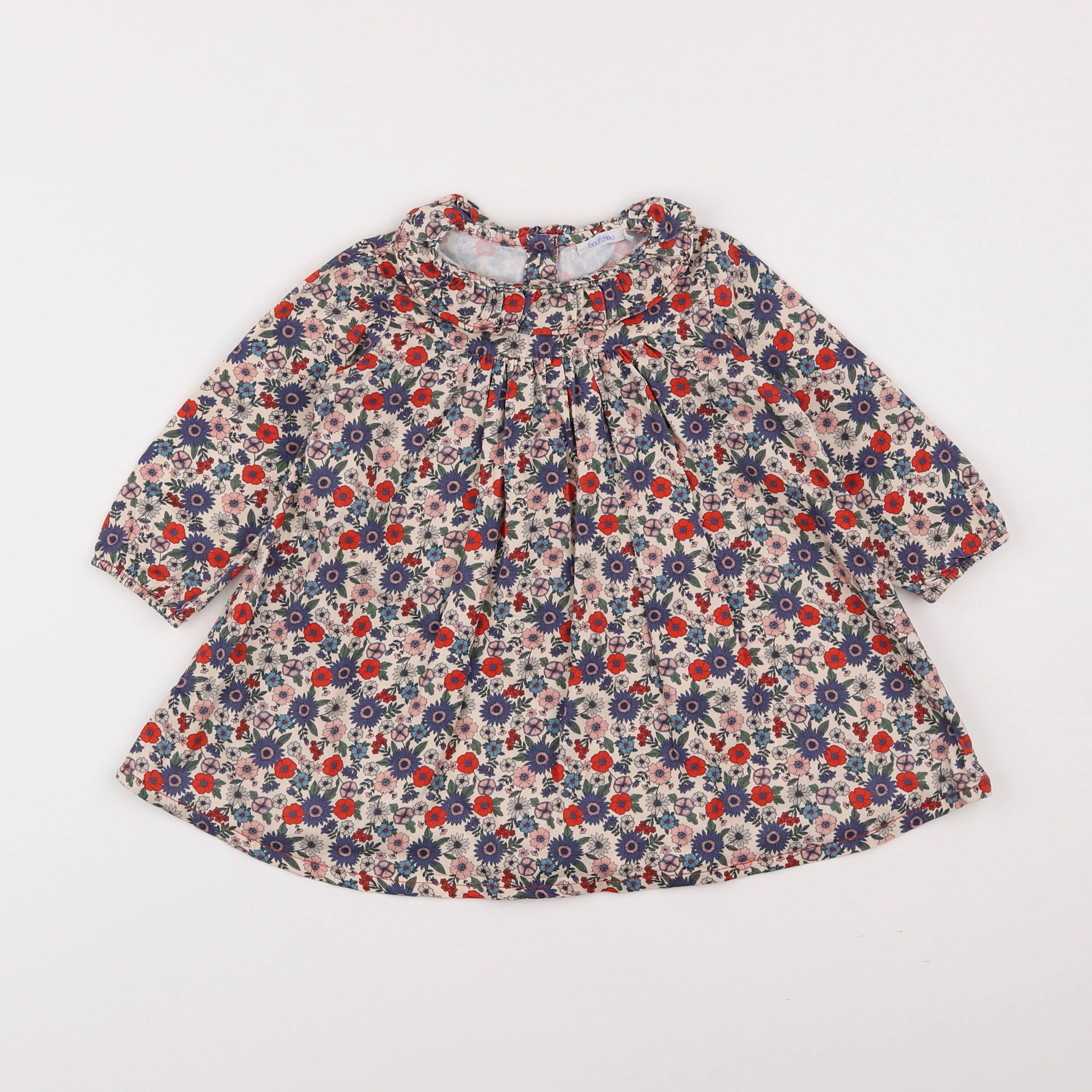 Boutchou - robe multicolore - 12 mois