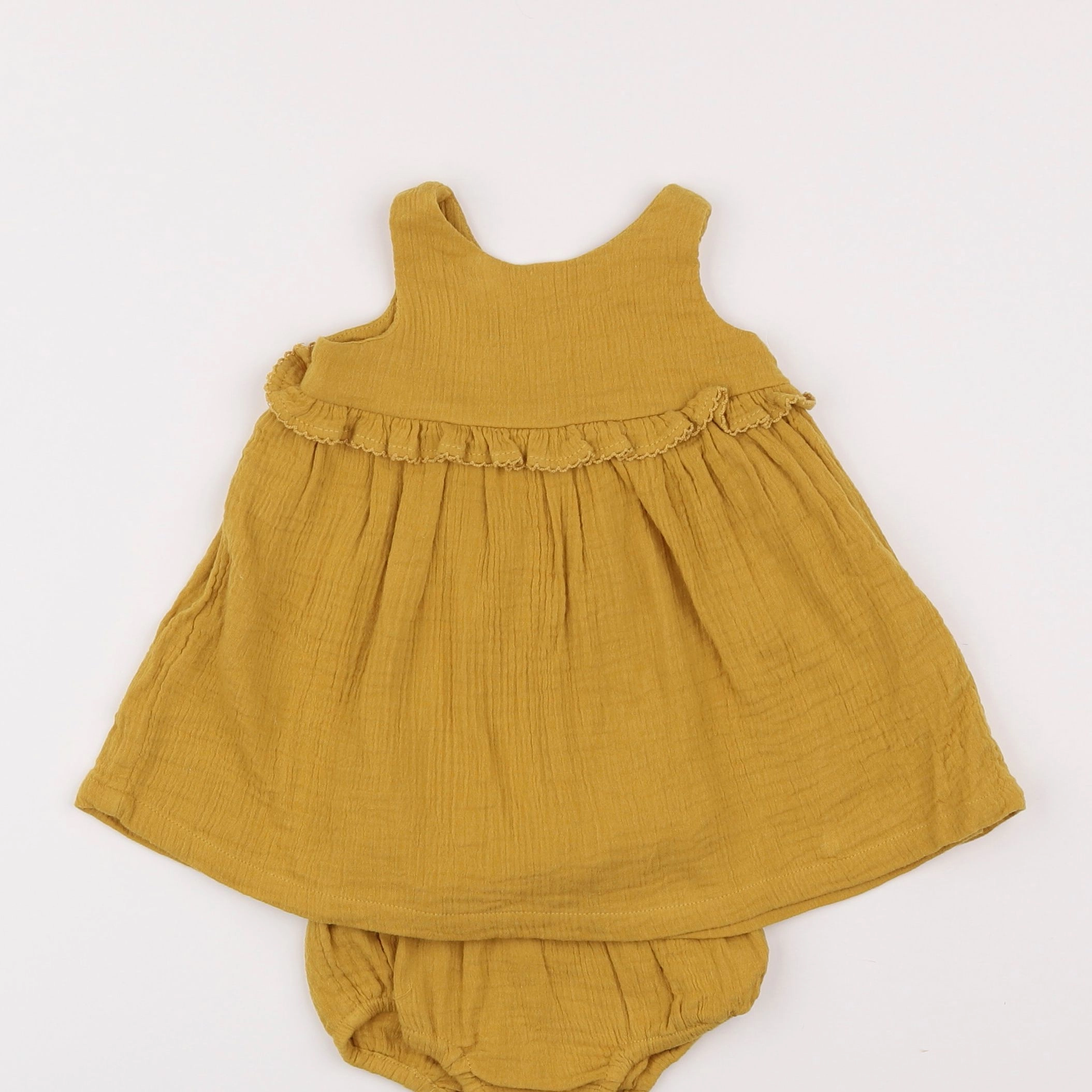 Boutchou - robe jaune - 3 mois