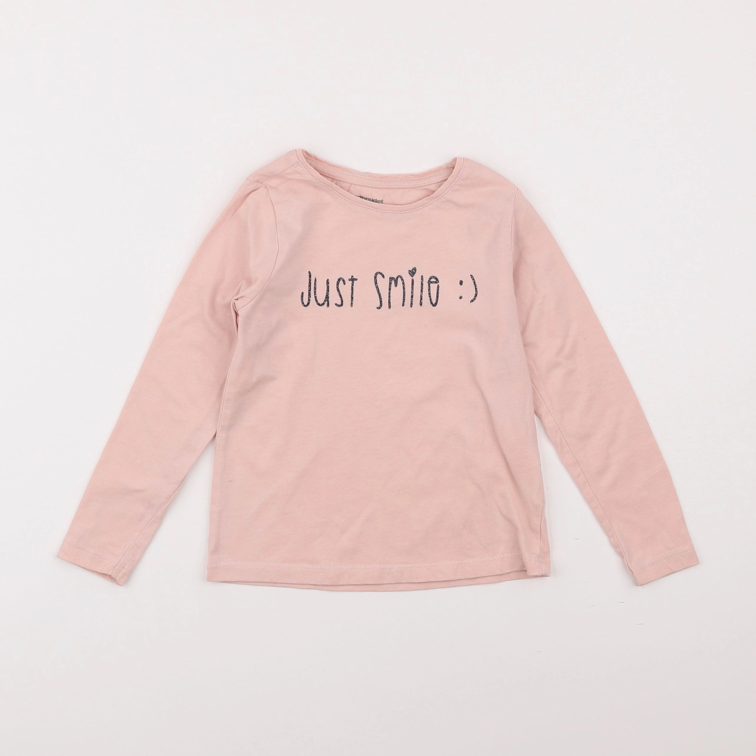 Vertbaudet - tee-shirt rose - 5 ans