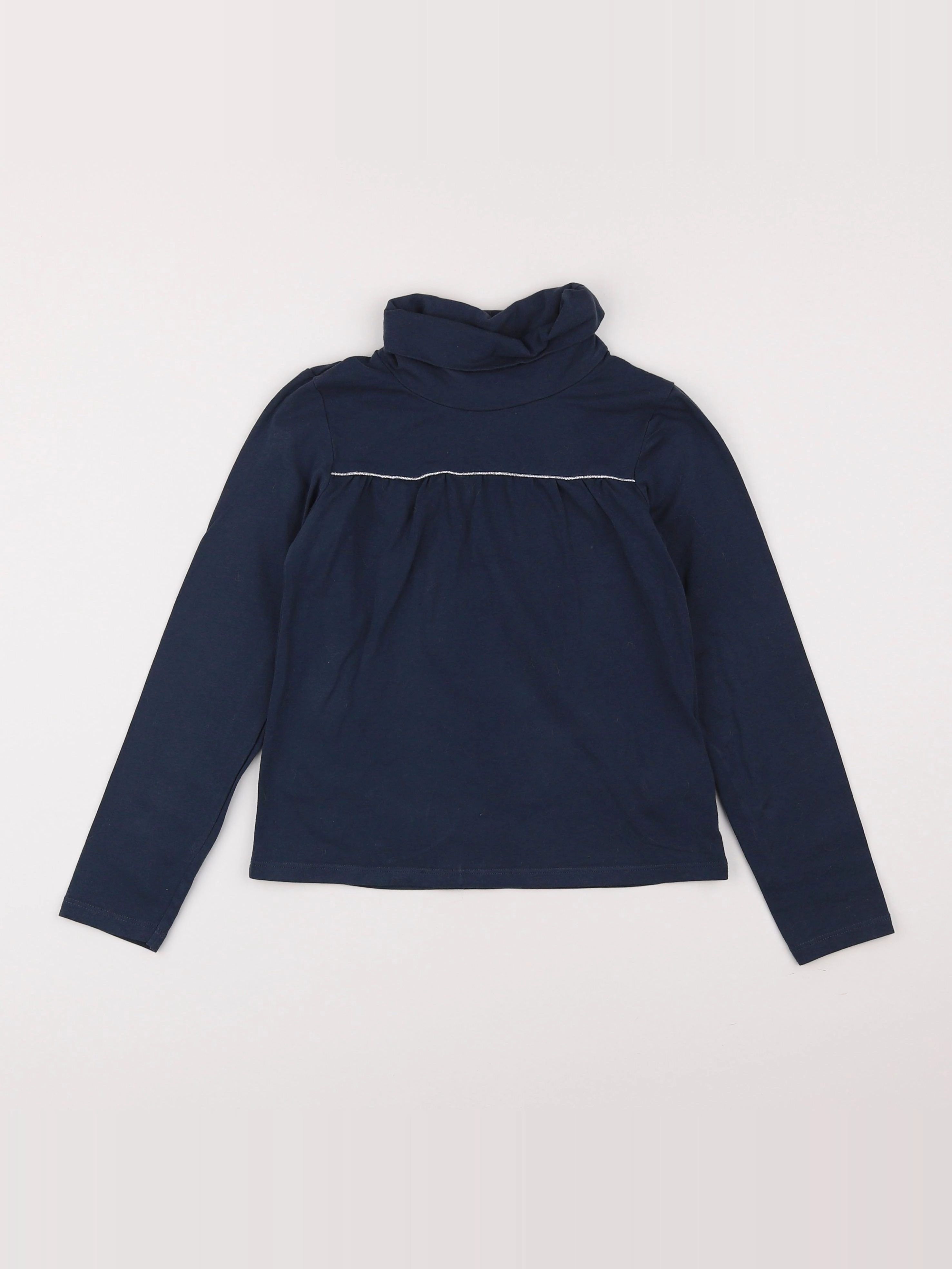 Vertbaudet - sous-pull bleu - 8 ans