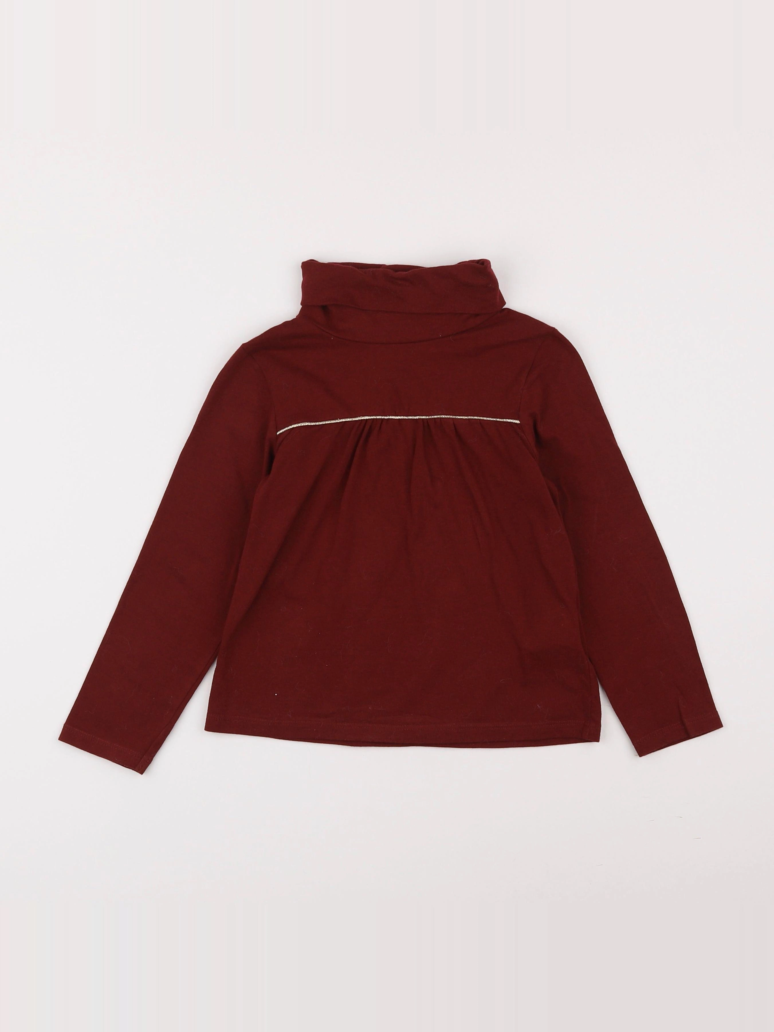 Vertbaudet - sous-pull rouge - 6 ans