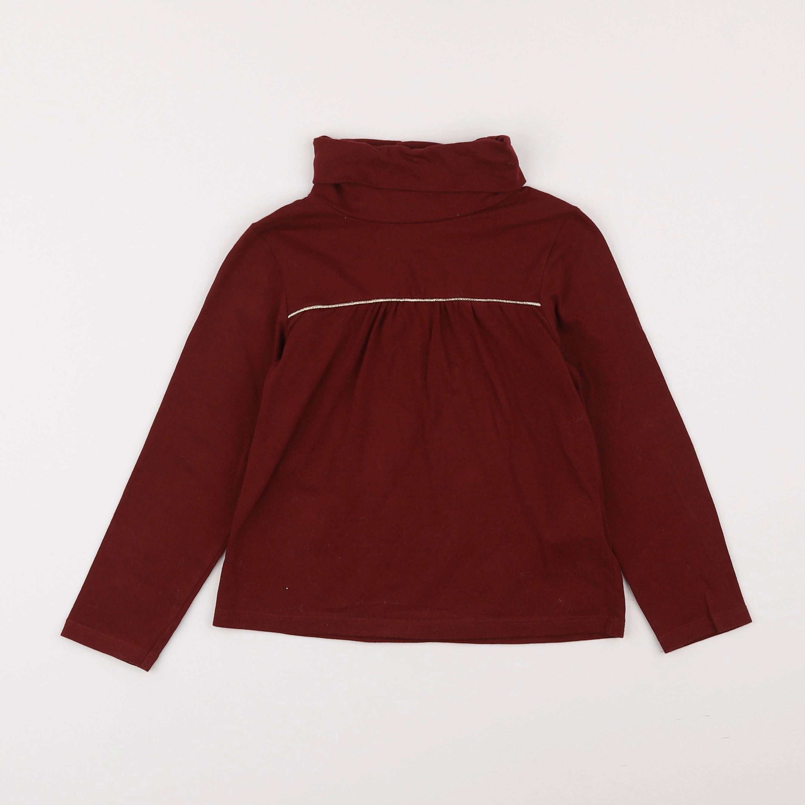 Vertbaudet - sous-pull rouge - 6 ans