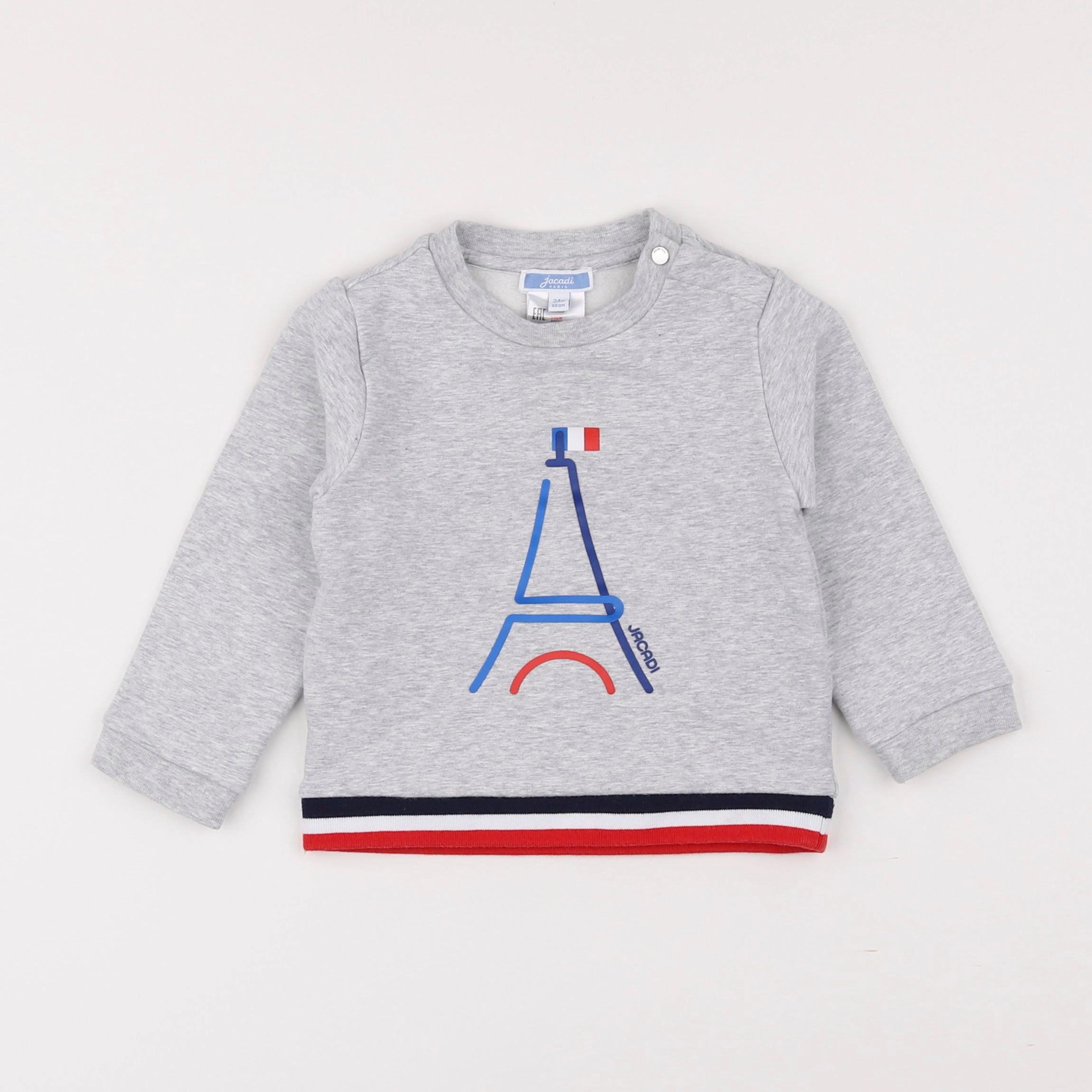 Jacadi - sweat gris - 2 ans