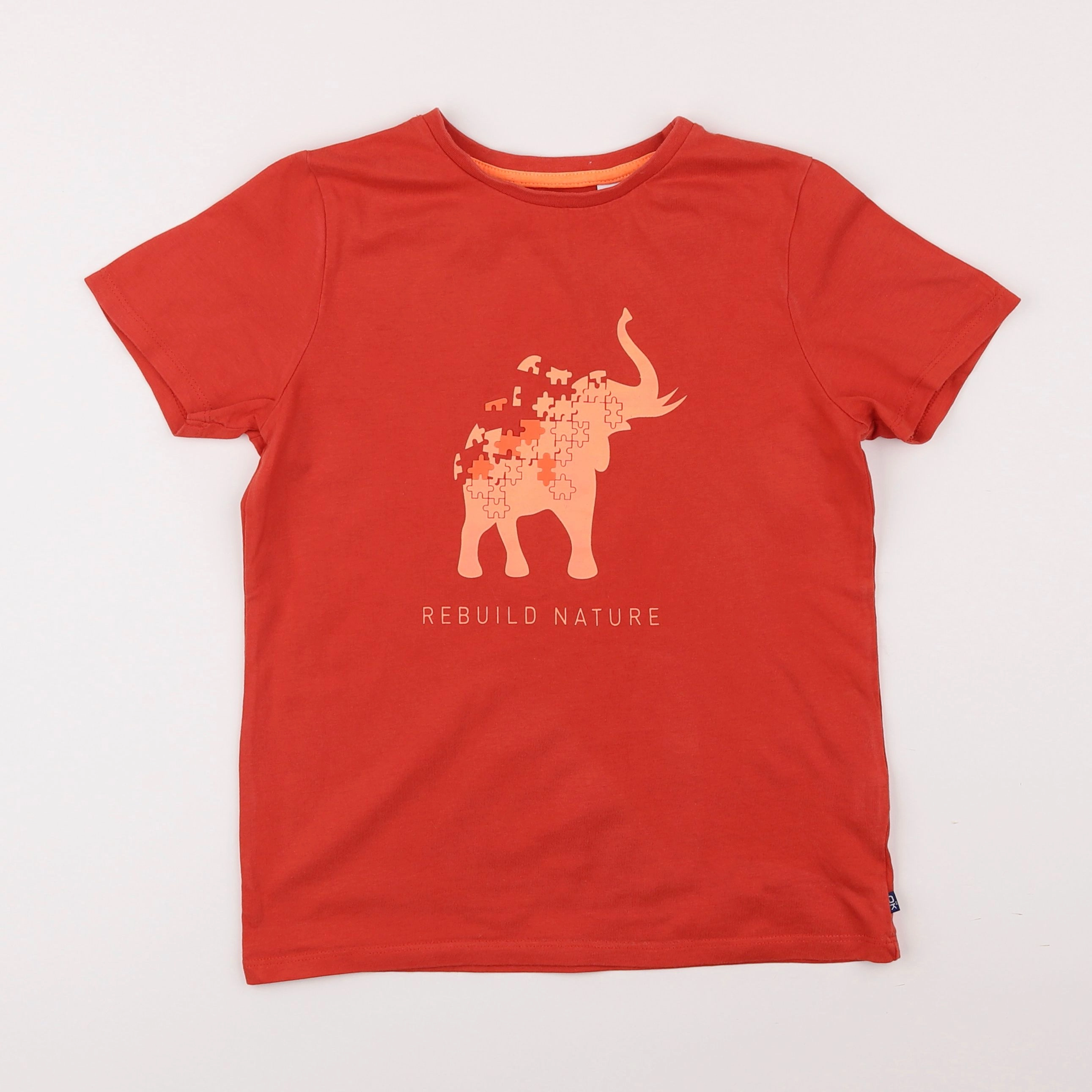 Okaidi - tee-shirt orange - 10 ans