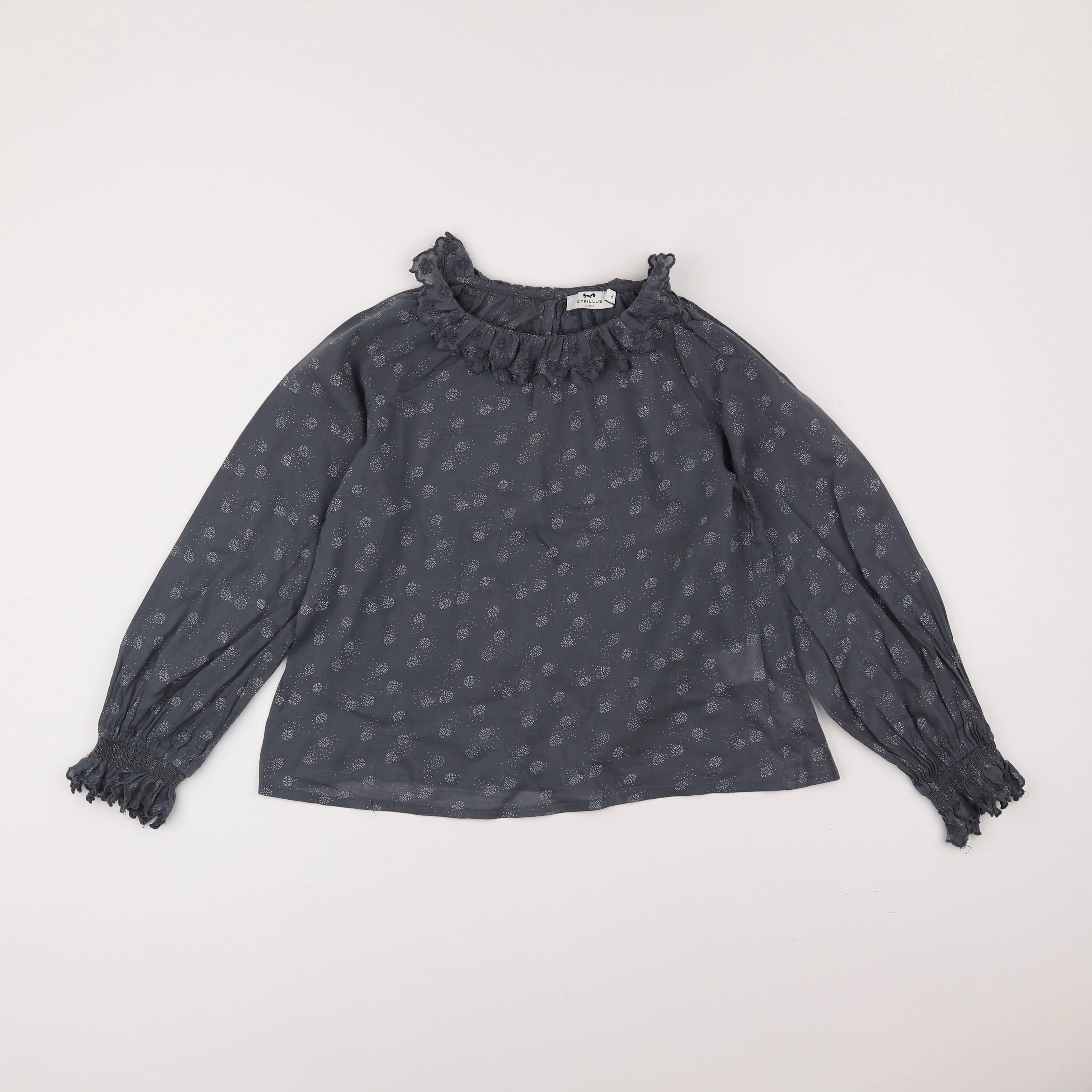 Cyrillus - blouse gris - 10 ans