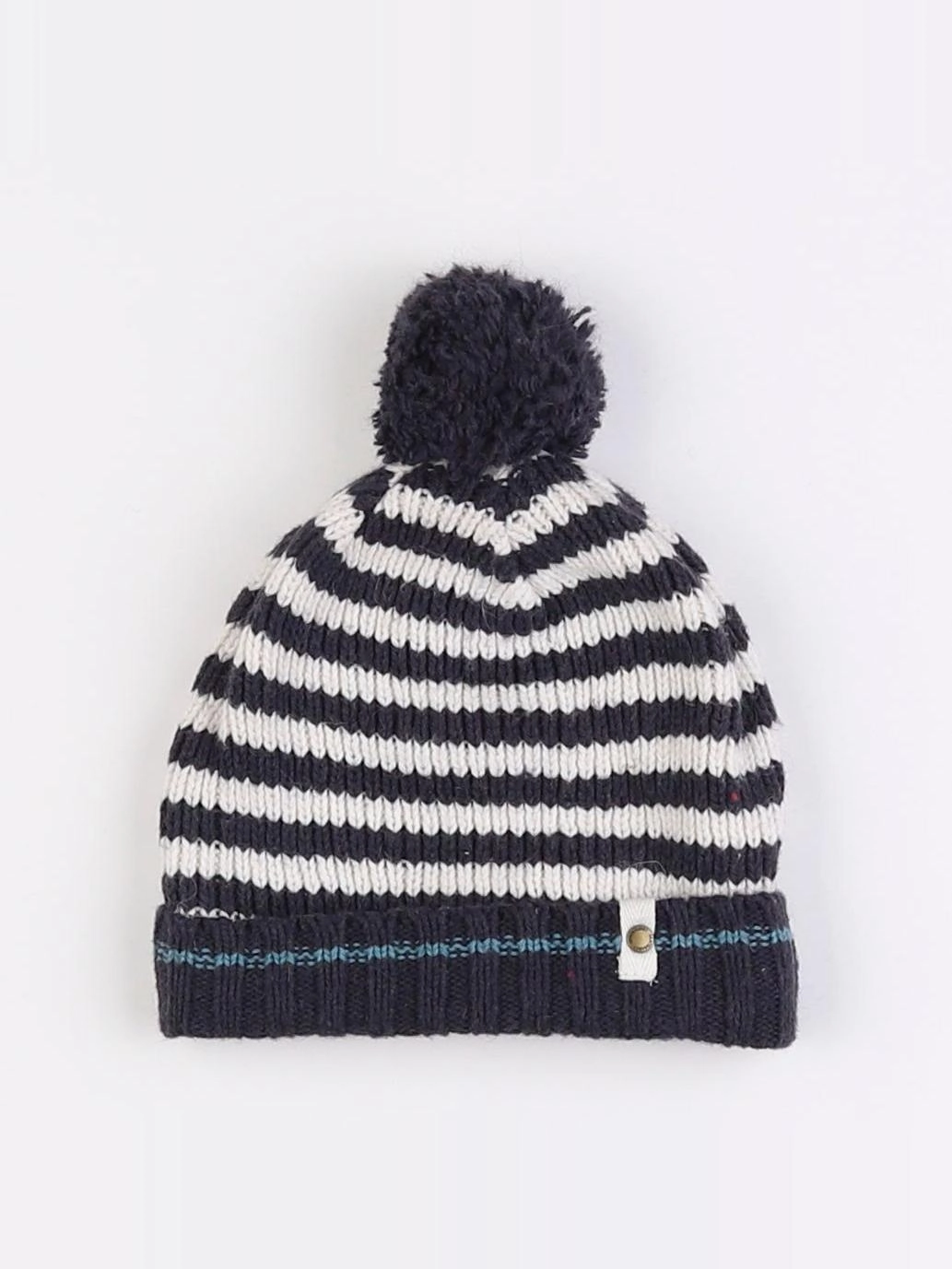 Vertbaudet - ensemble bonnet/moufles blanc, bleu - 2/3 ans