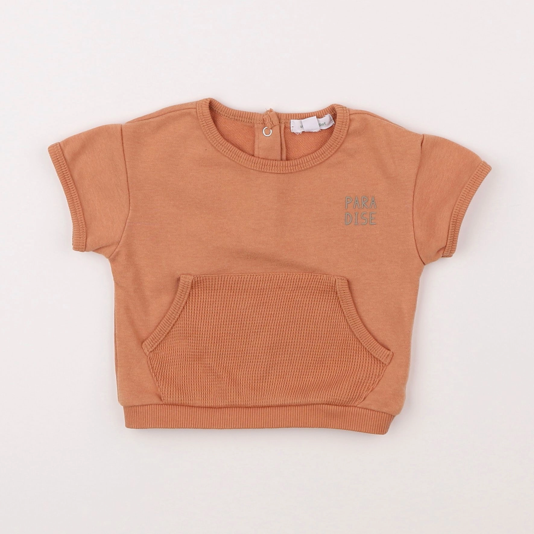 Vertbaudet - tee-shirt orange - 3 mois