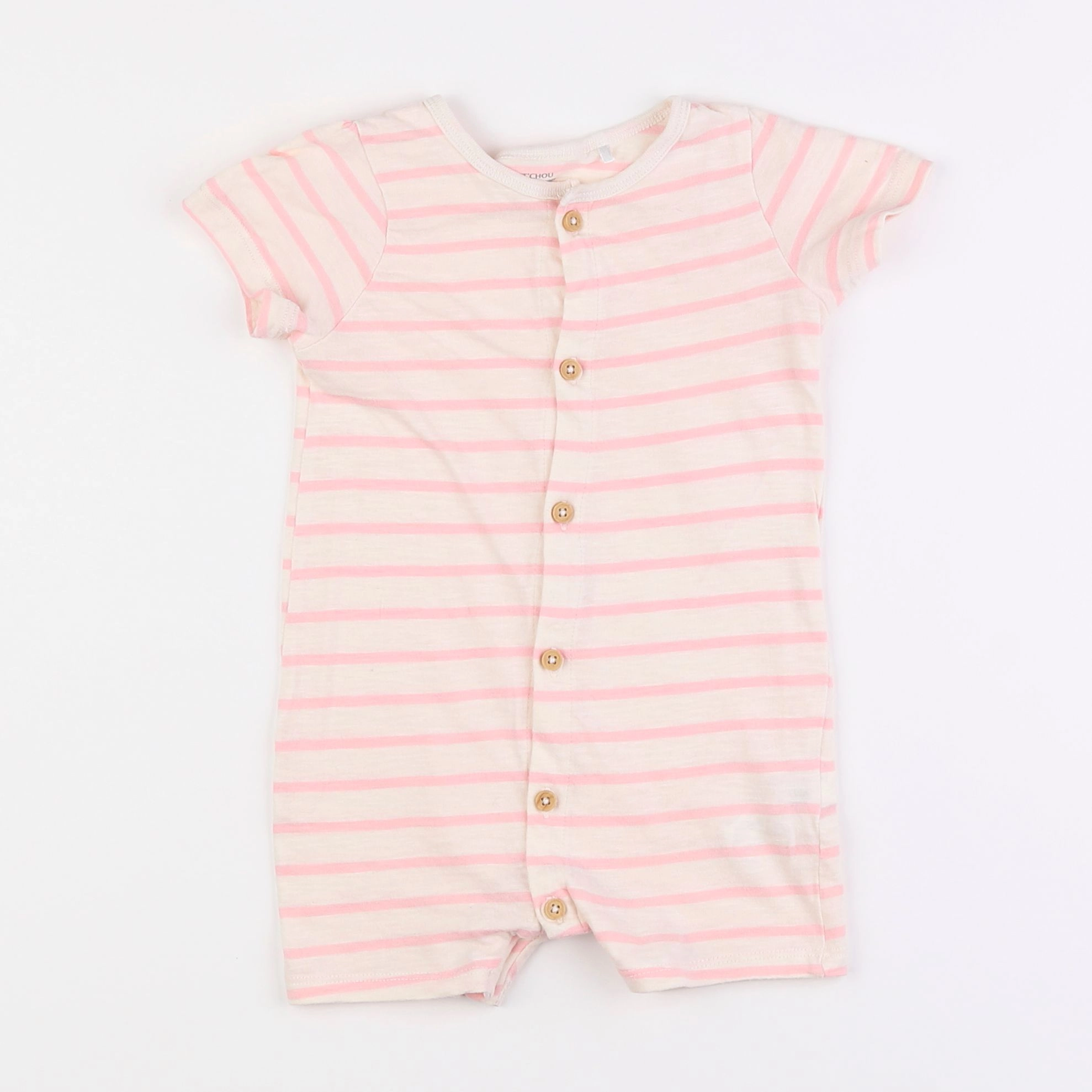 Boutchou - pyjama coton rose - 18 mois