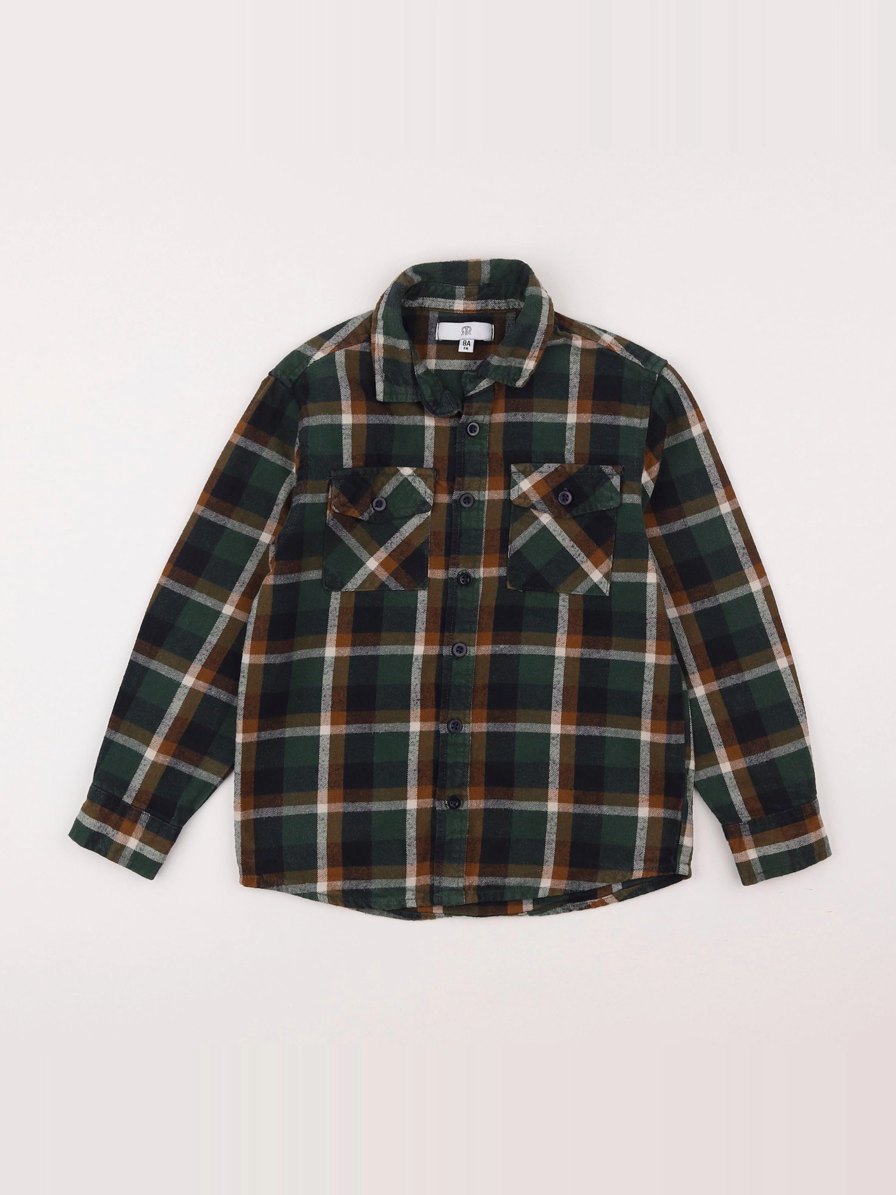 La Redoute - chemise vert - 8 ans