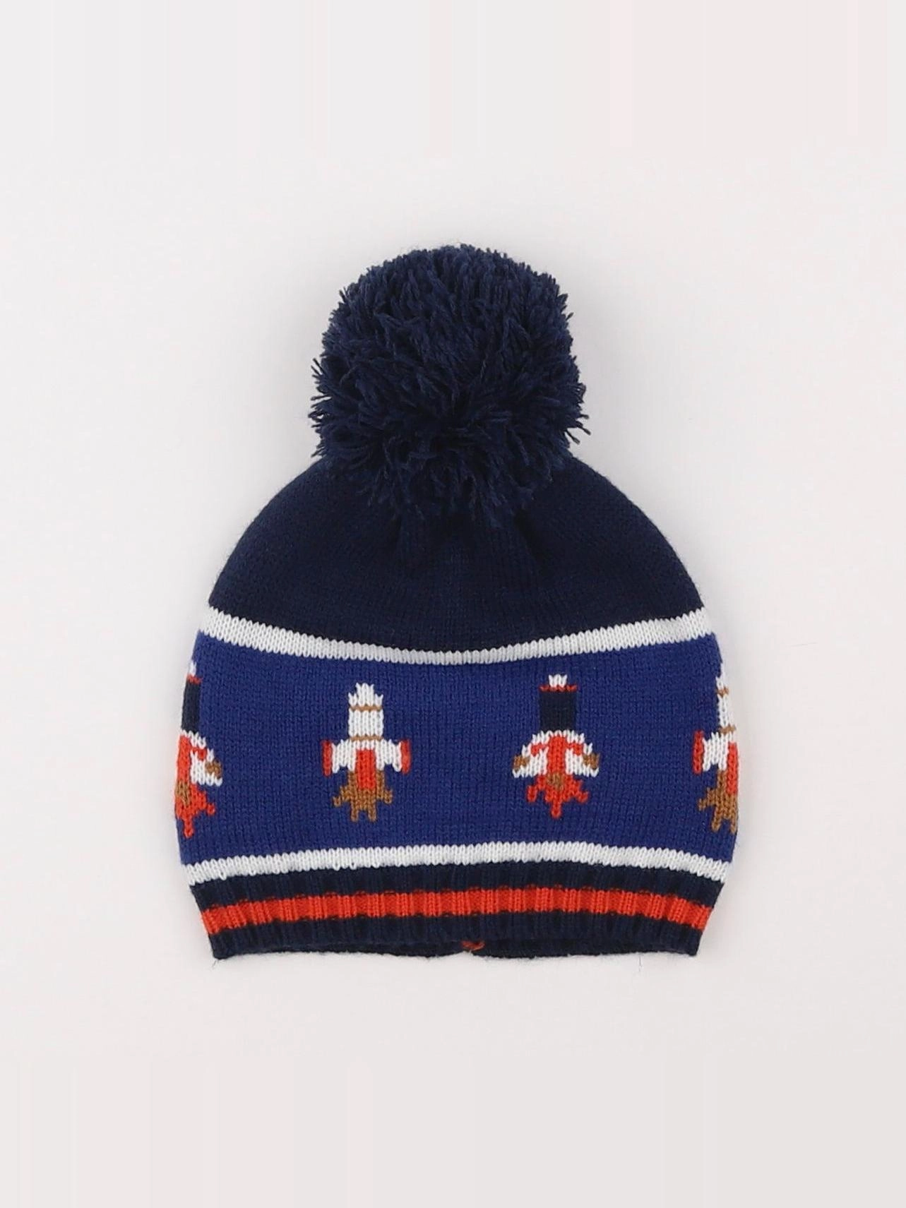 Galeries Lafayette - bonnet bleu - 2 ans