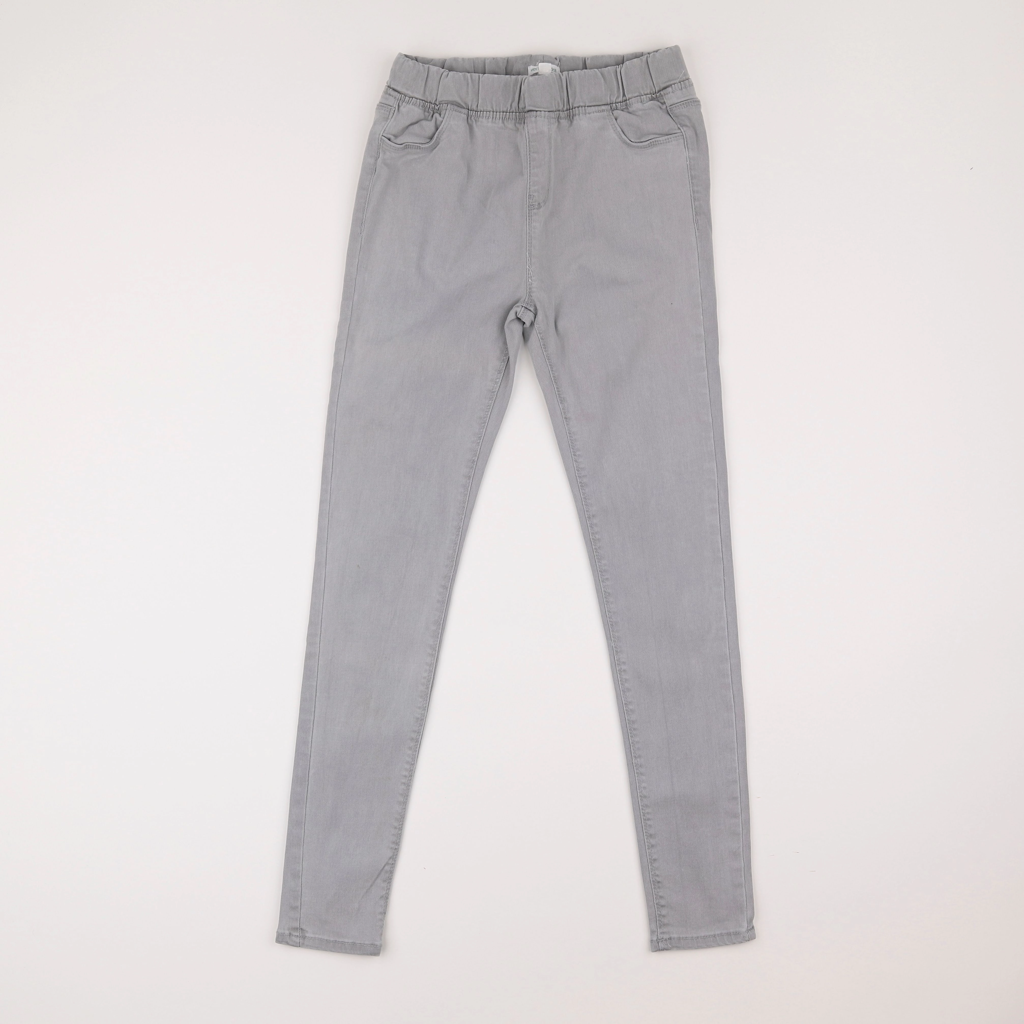 Vertbaudet - jegging gris - 12 ans