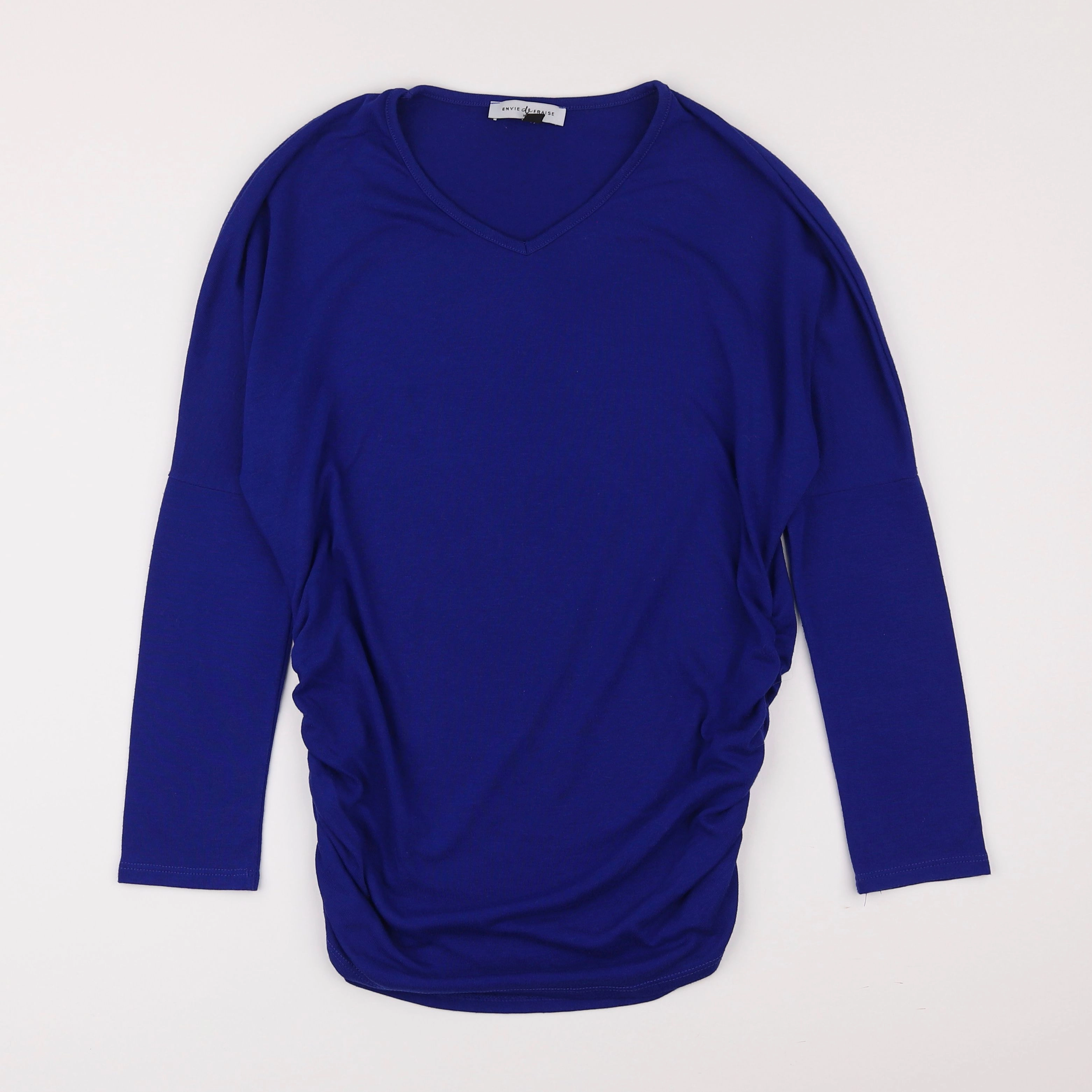 Envie de fraise - tee-shirt grossesse bleu - 34 à 36