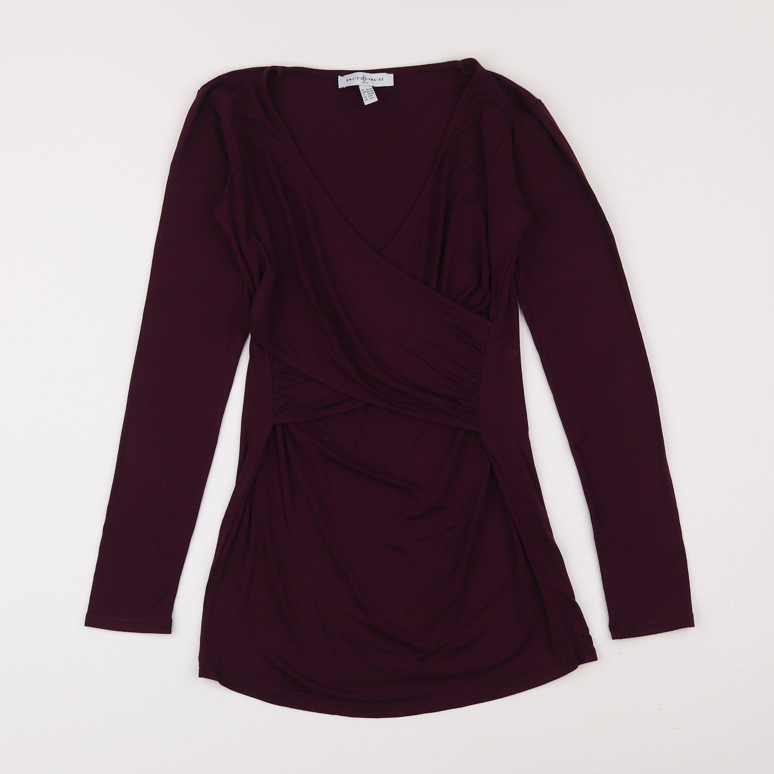 Envie de fraise - tee-shirt grossesse, allaitement violet - 34 à 36
