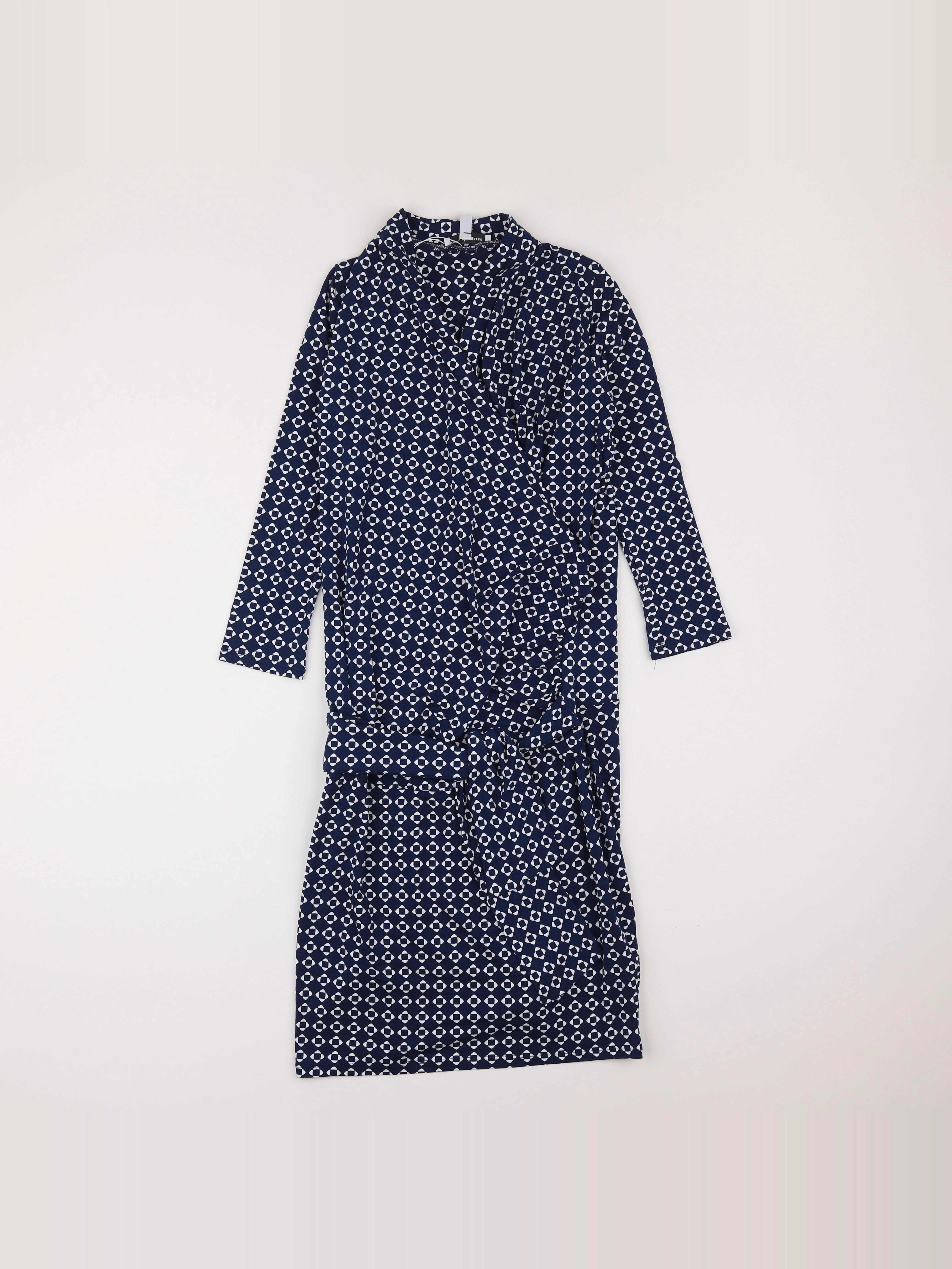 Envie de fraise - robe grossesse, allaitement bleu - 34 à 36