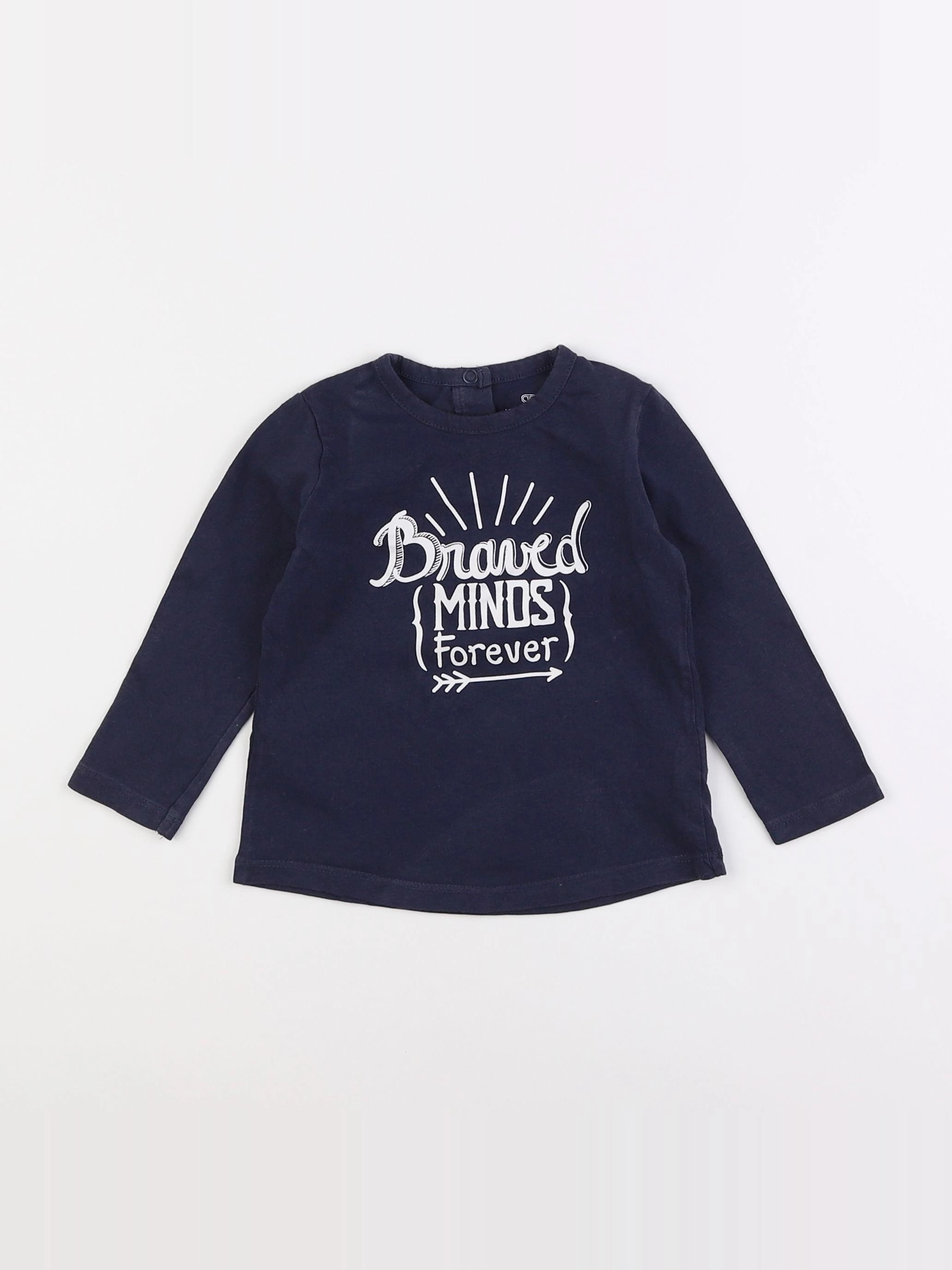 La Redoute - tee-shirt bleu - 18 mois