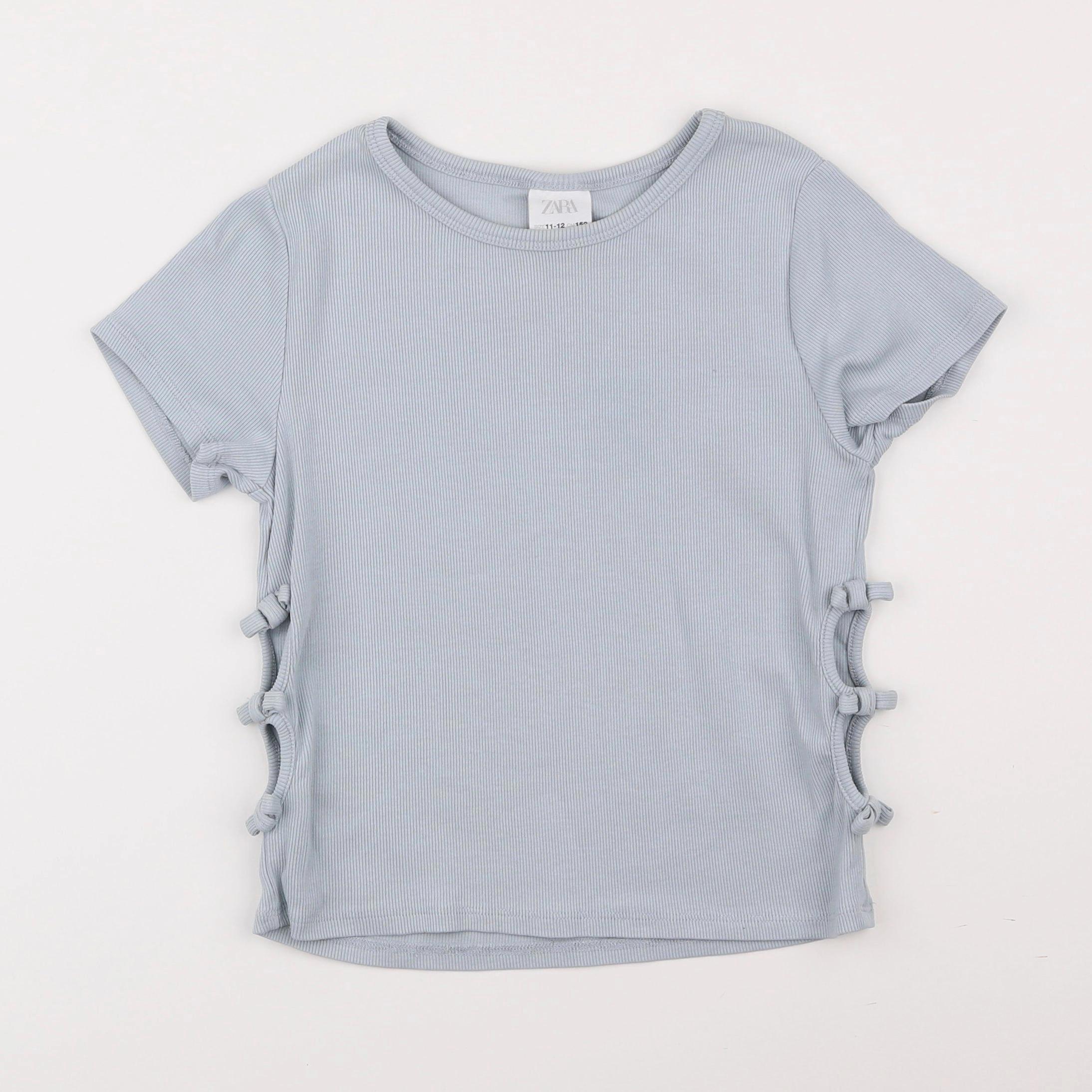 Zara - tee-shirt bleu - 11/12 ans