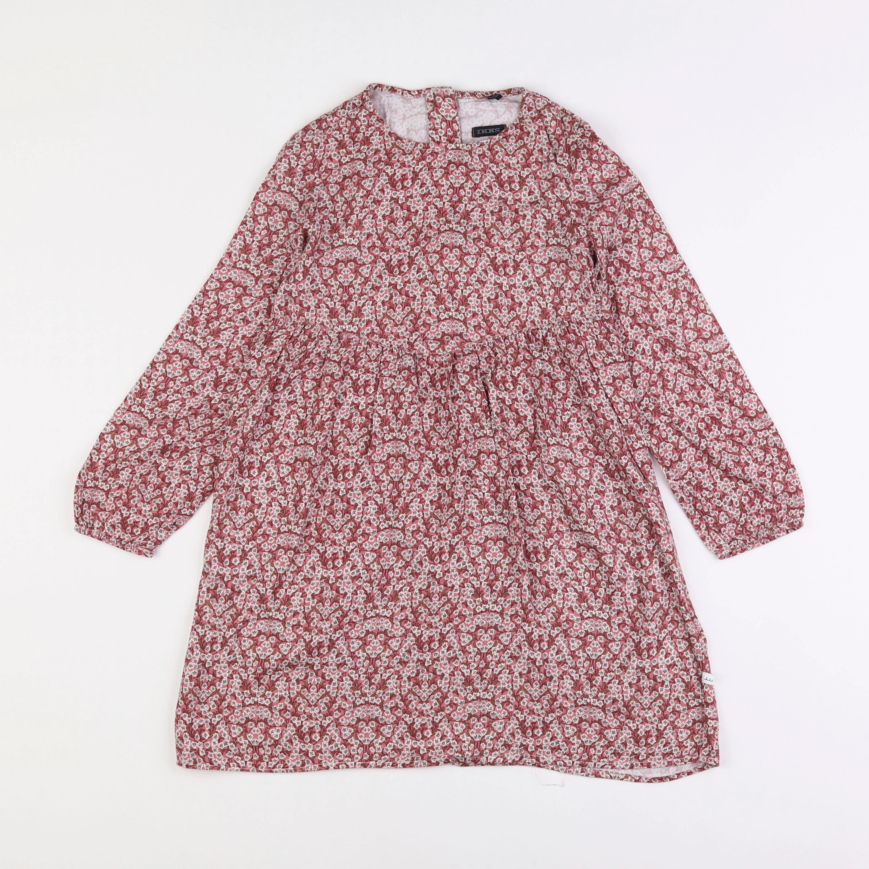 IKKS - robe rose - 8 ans