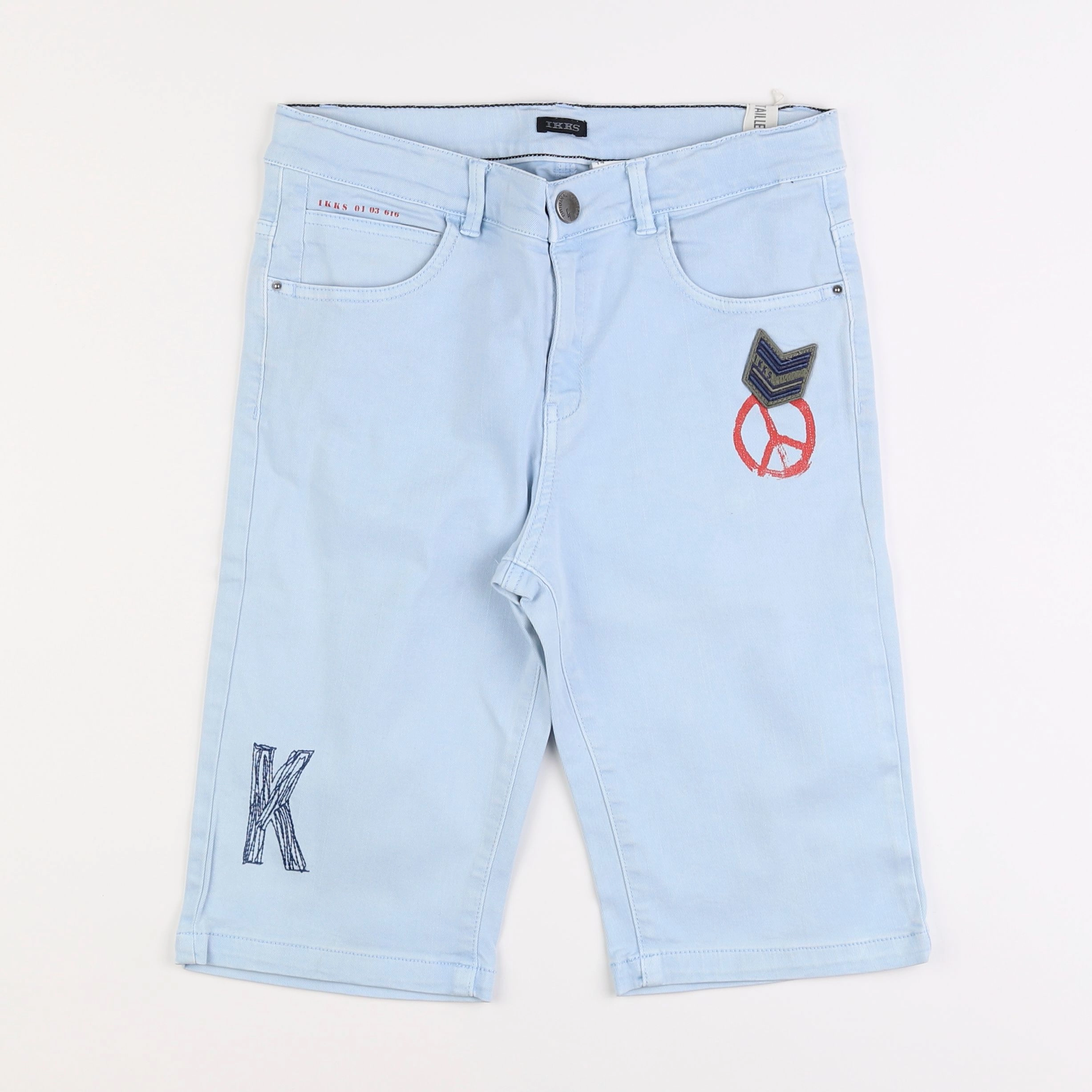 IKKS - short bleu - 14 ans