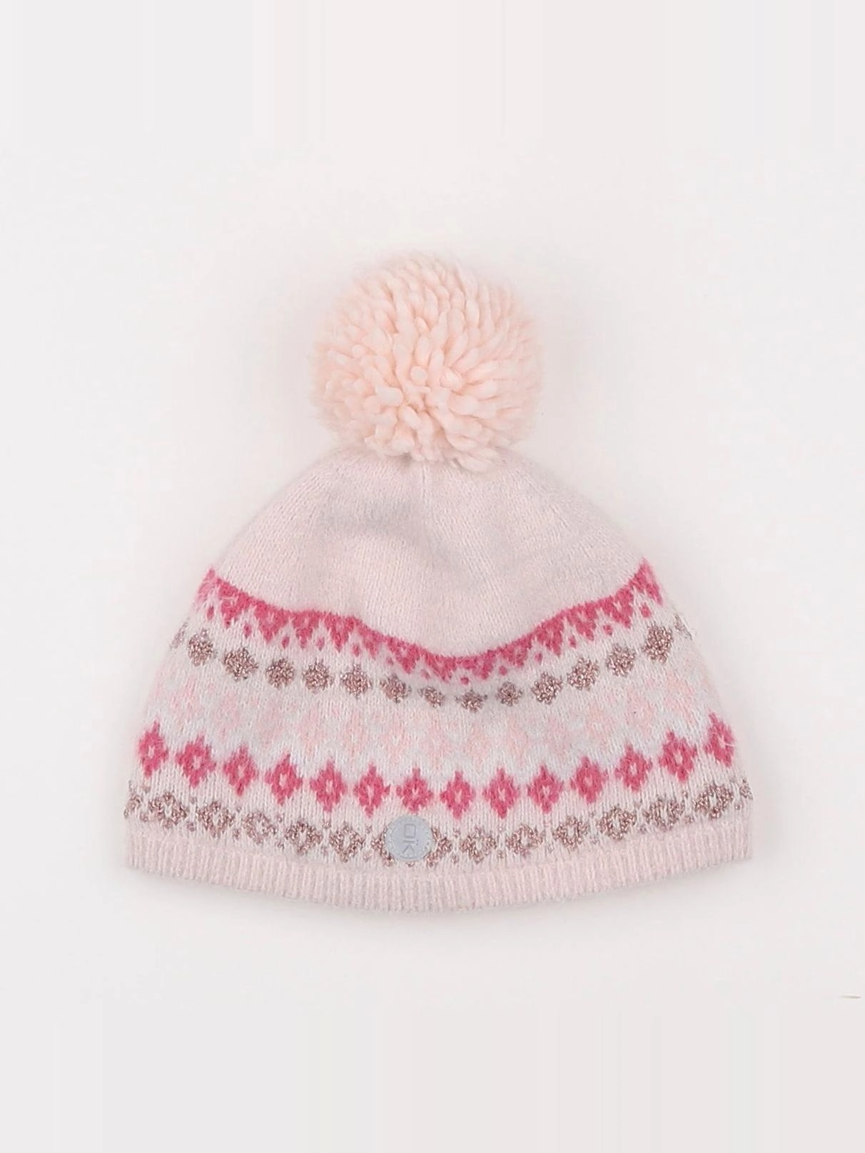 Okaidi - bonnet rose - 4/6 ans