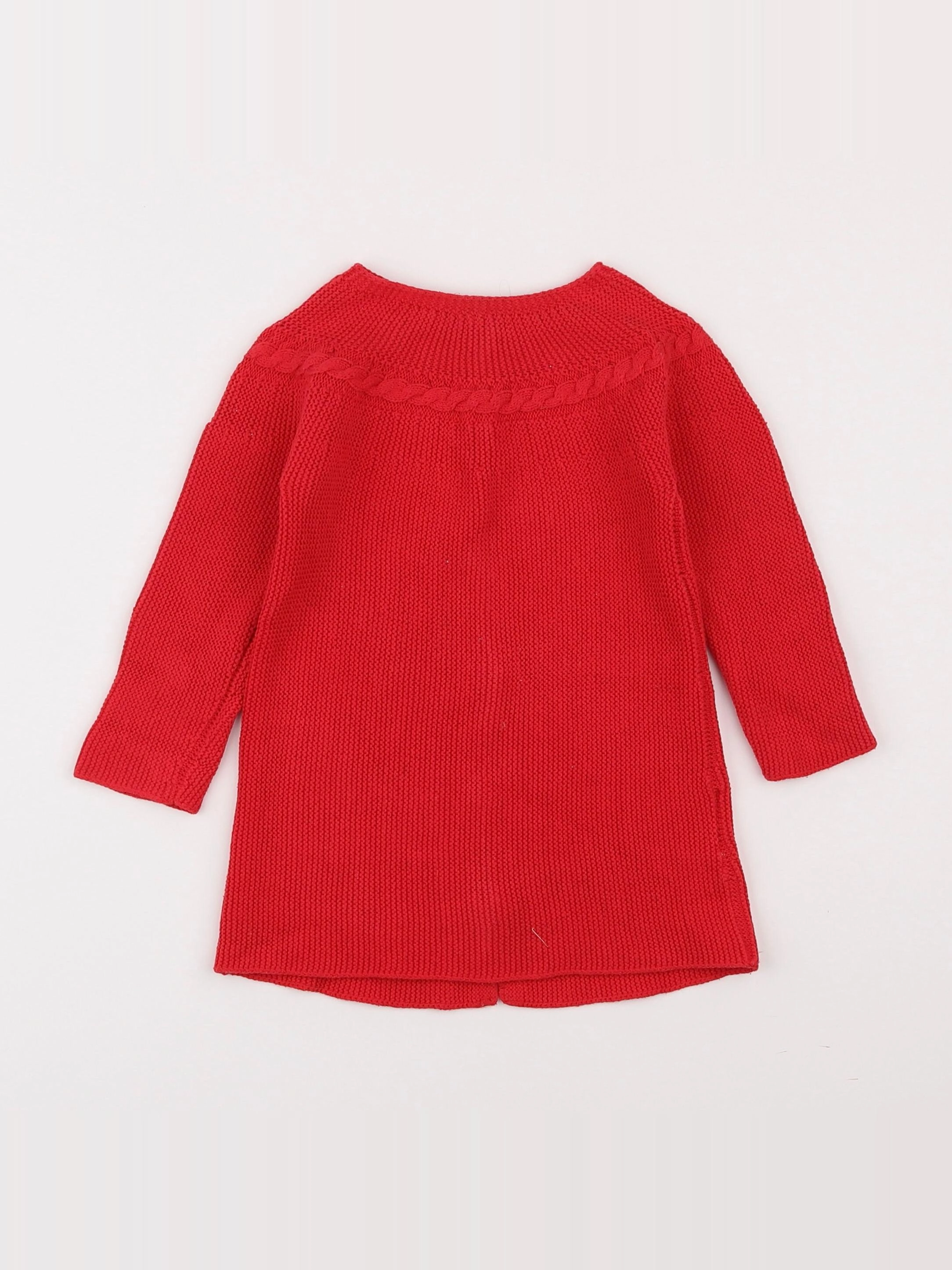 Cyrillus - robe rouge - 18 mois