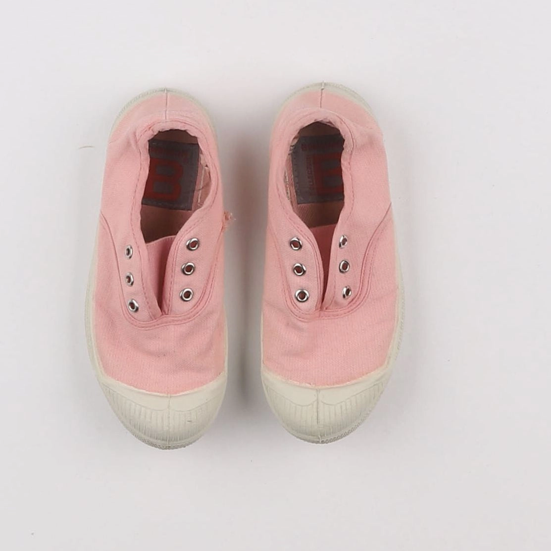 Bensimon - tennis élastiqué rose - pointure 27