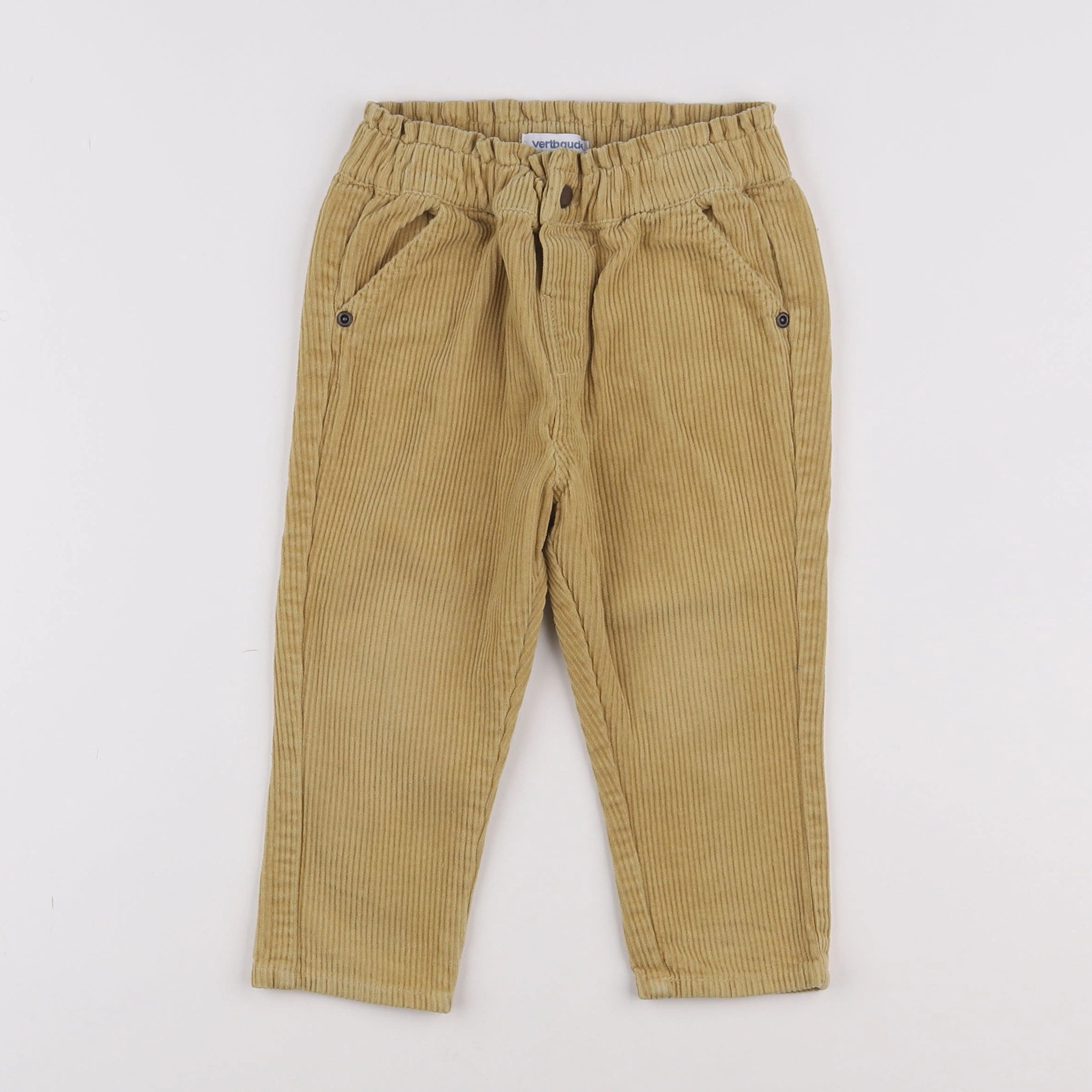 Vertbaudet - pantalon jaune - 2 ans