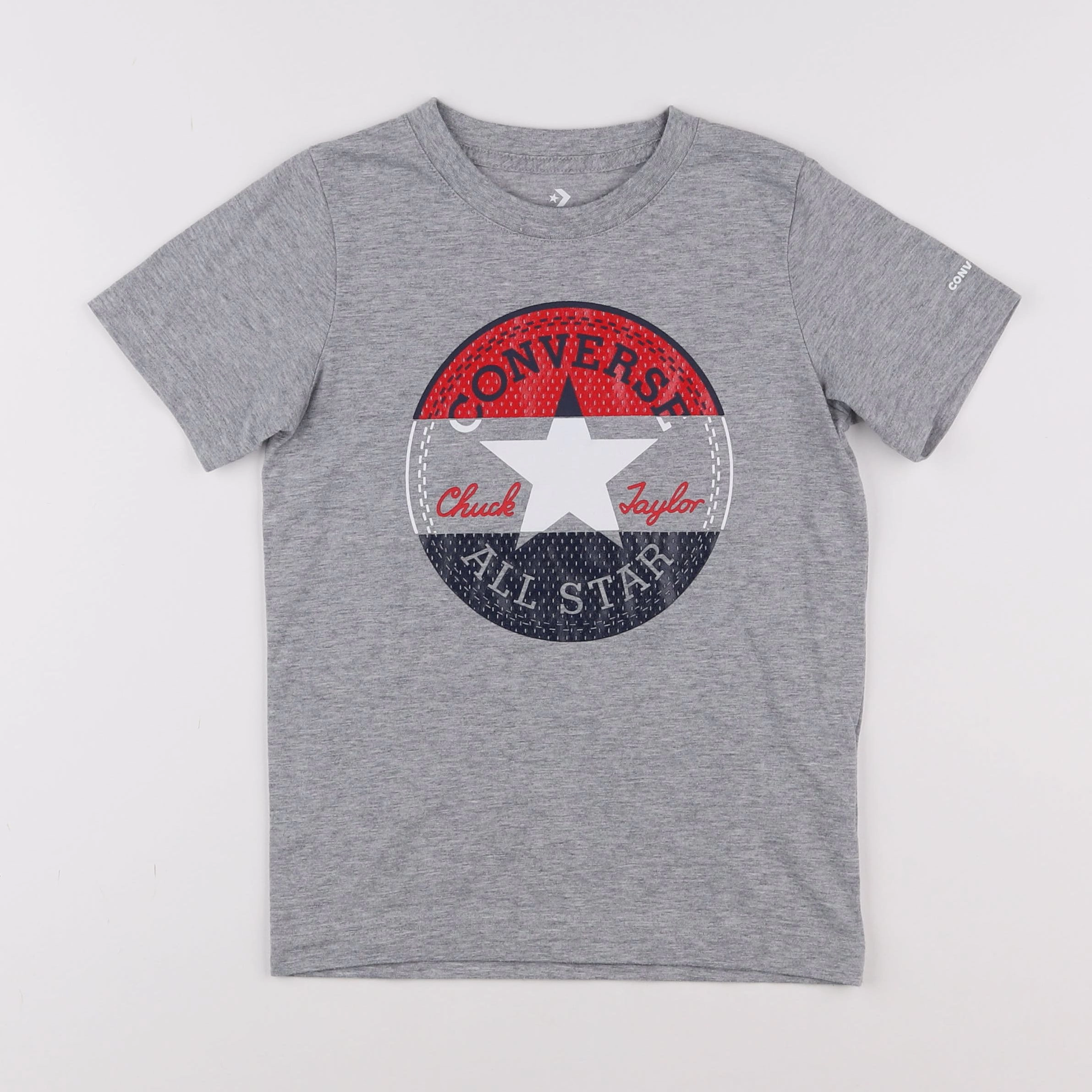 Converse - tee-shirt gris - 7 ans