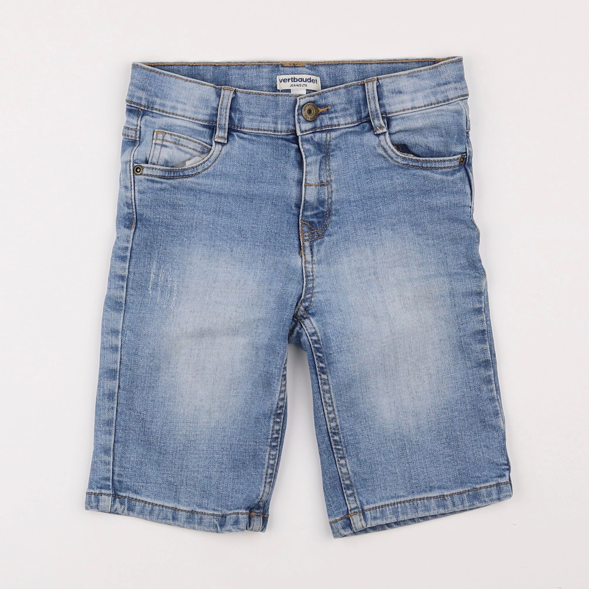 Vertbaudet - short bleu - 6 ans