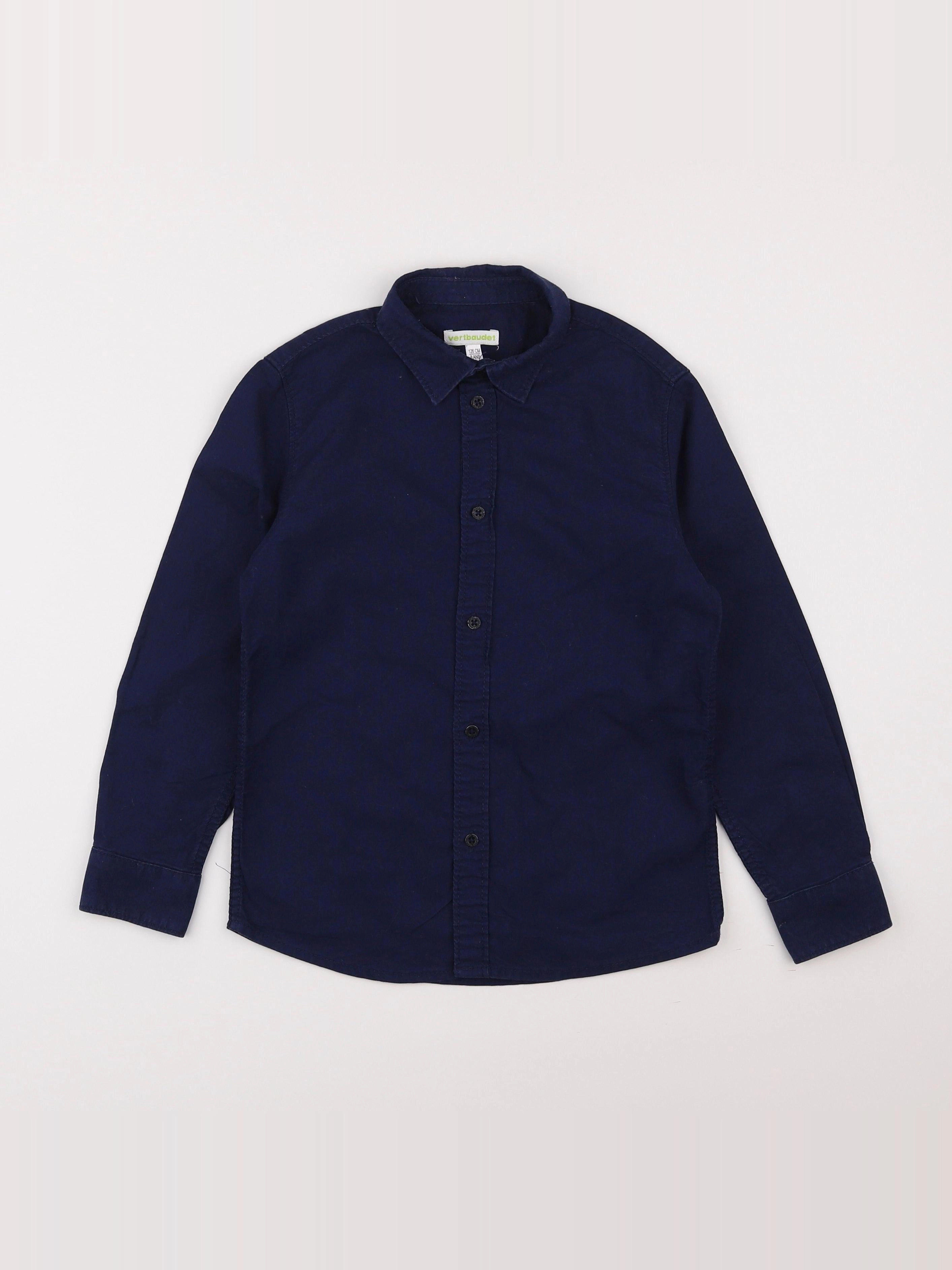 Vertbaudet - chemise bleu - 8 ans