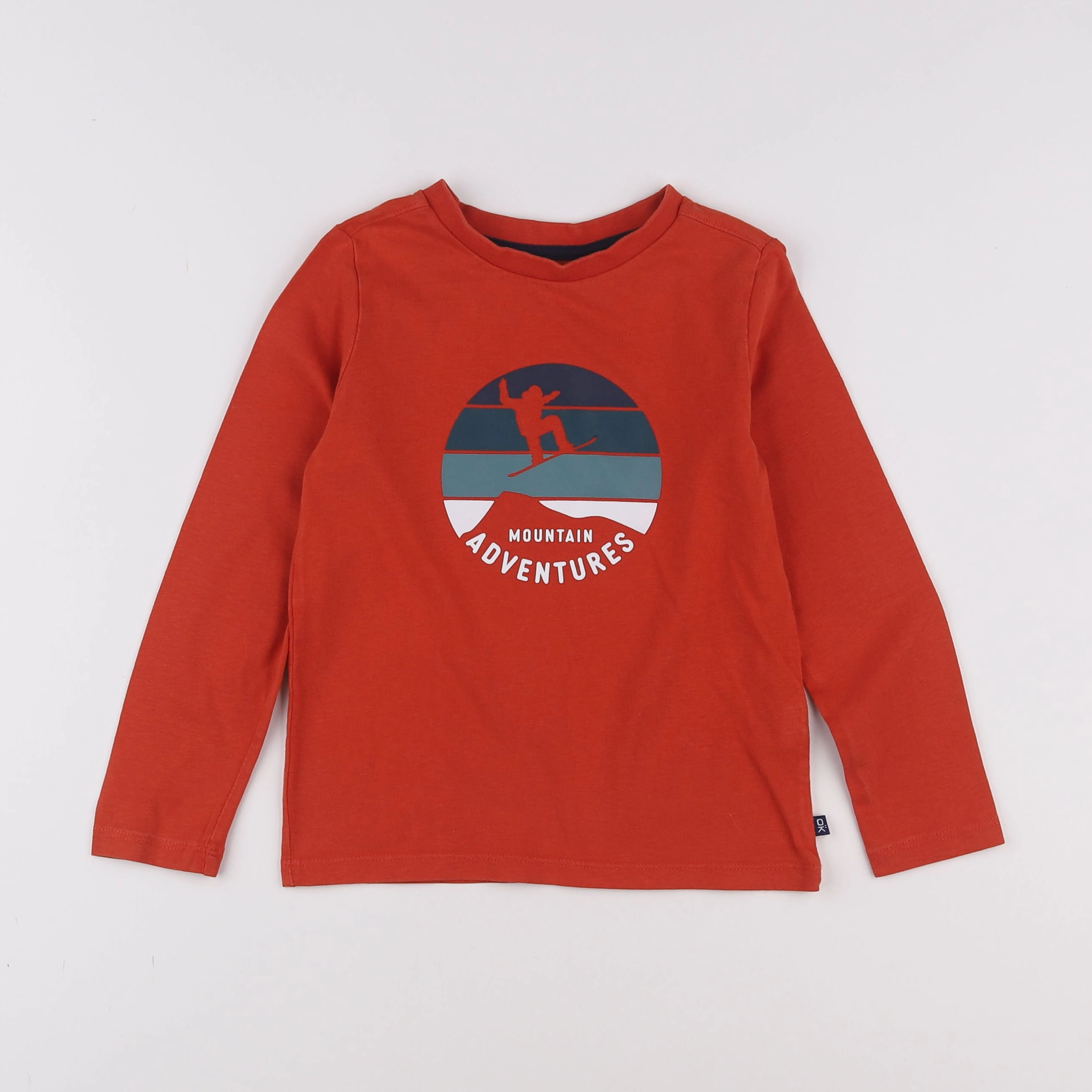 Okaidi - tee-shirt orange - 5 ans