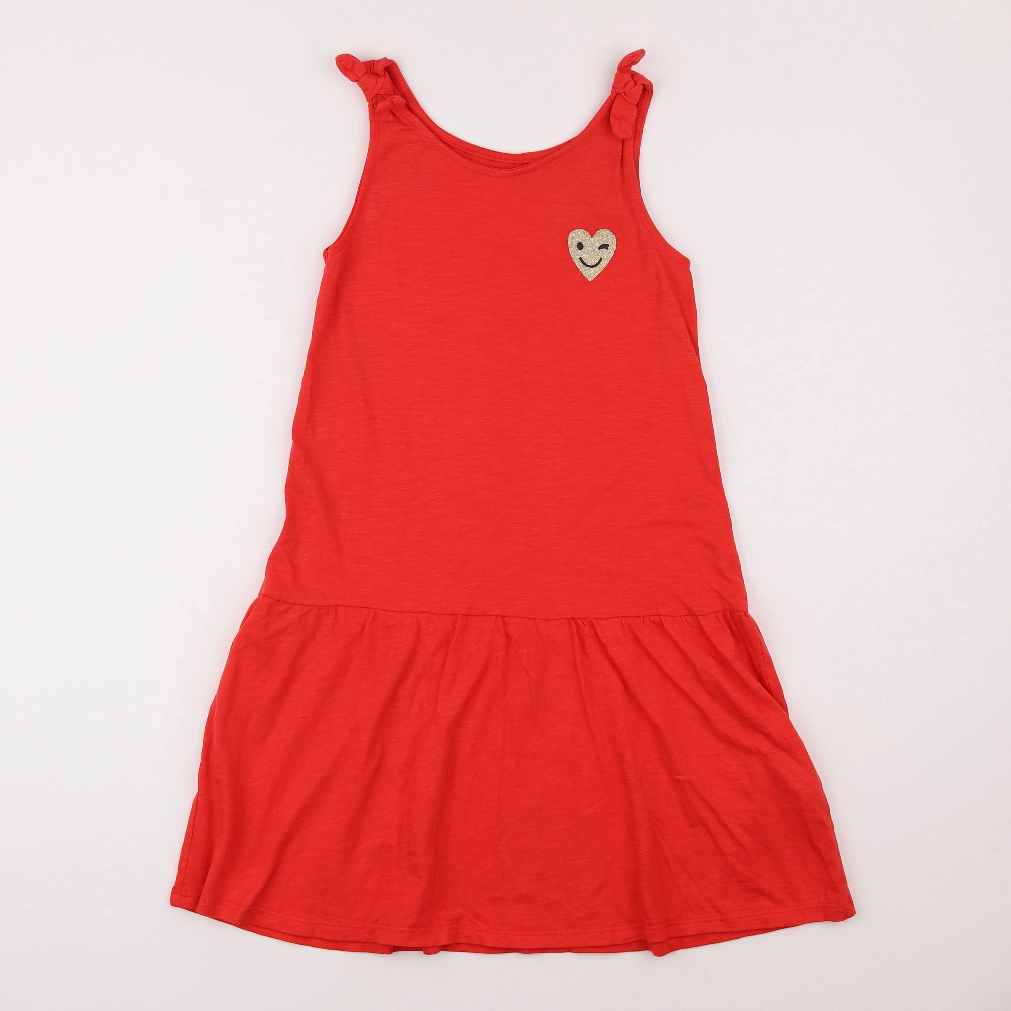 Vertbaudet - robe rouge - 10 ans