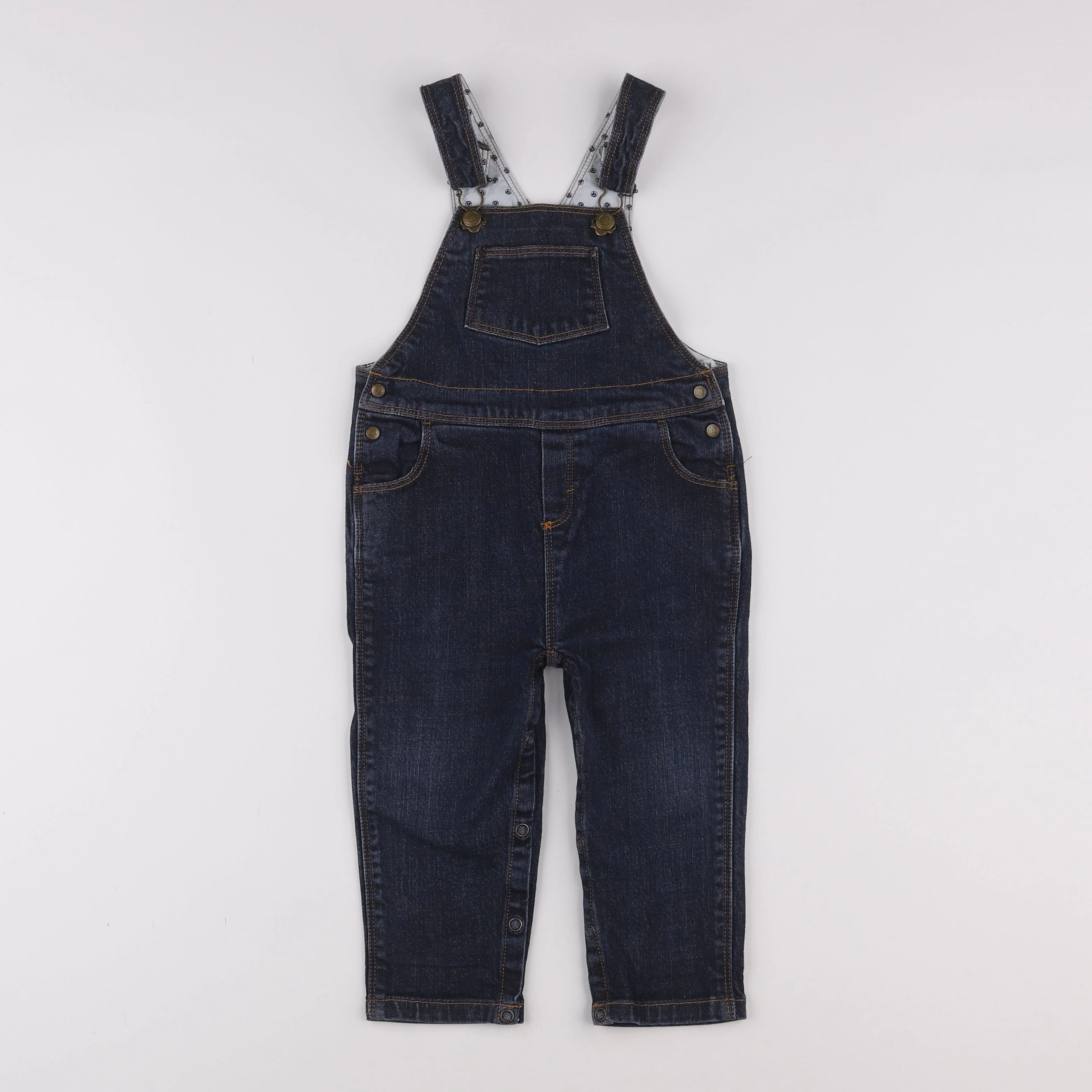 Petit Bateau - salopette bleu - 18 mois