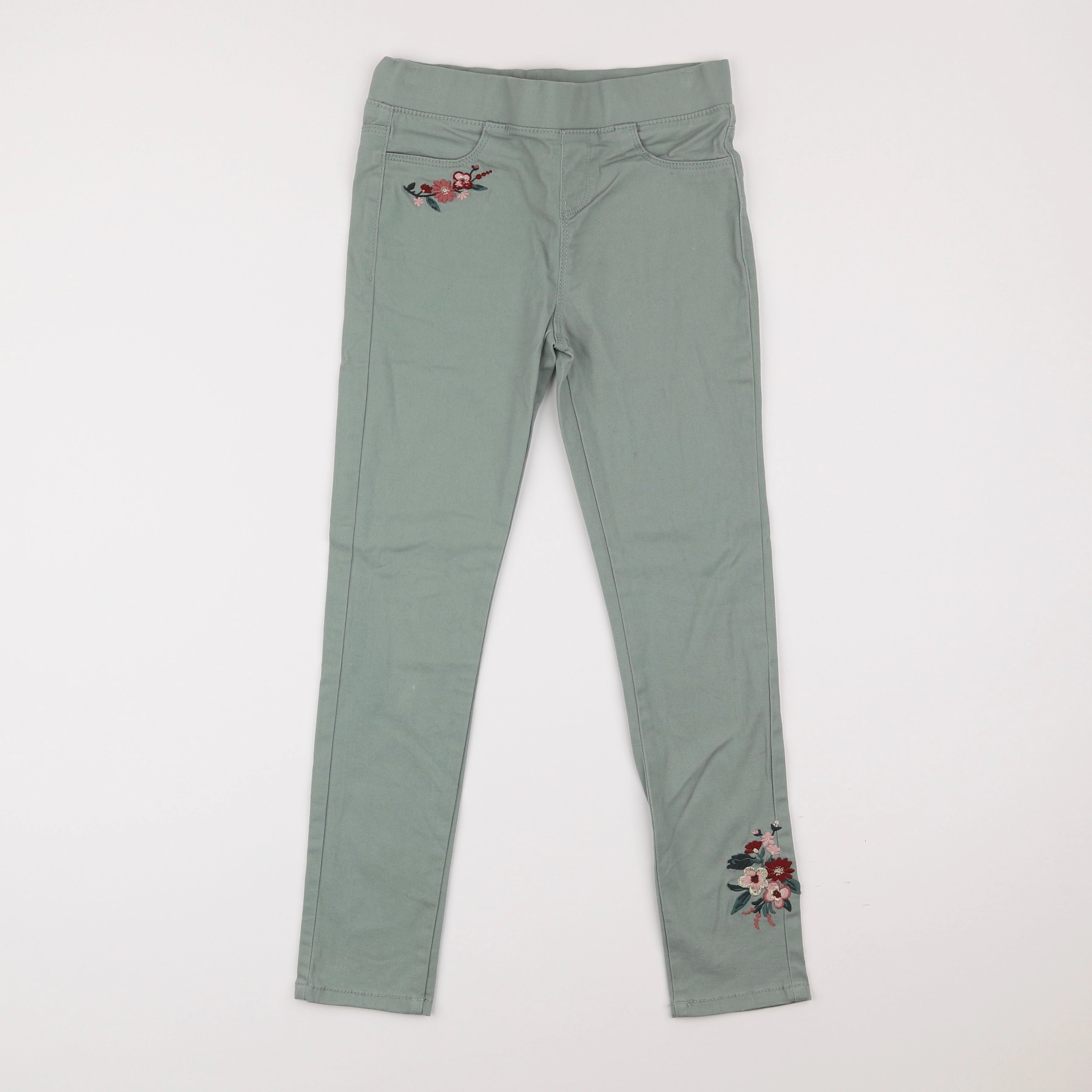 Vertbaudet - jegging vert - 9 ans