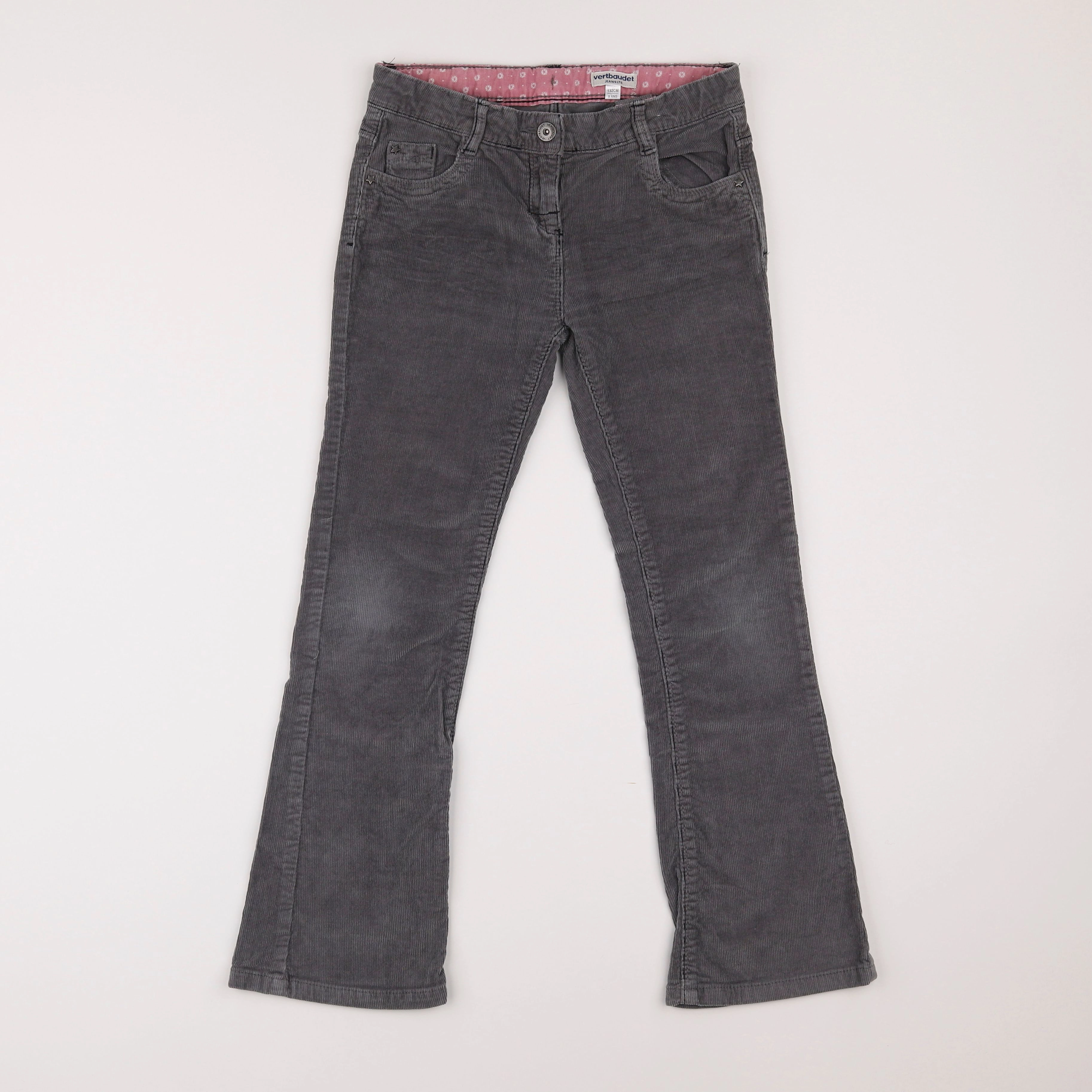 Vertbaudet - pantalon gris - 9 ans