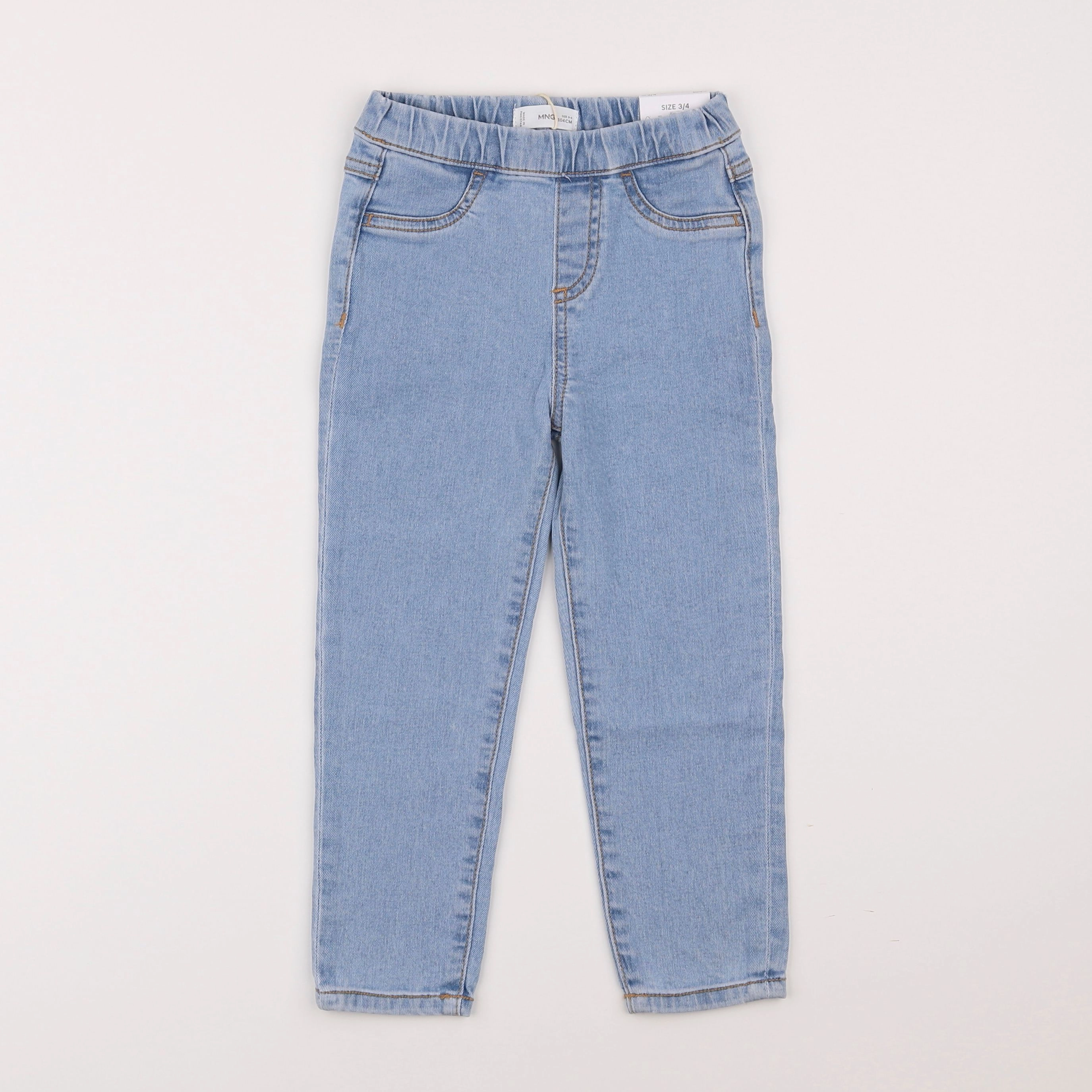 Mango - jegging bleu - 3/4 ans