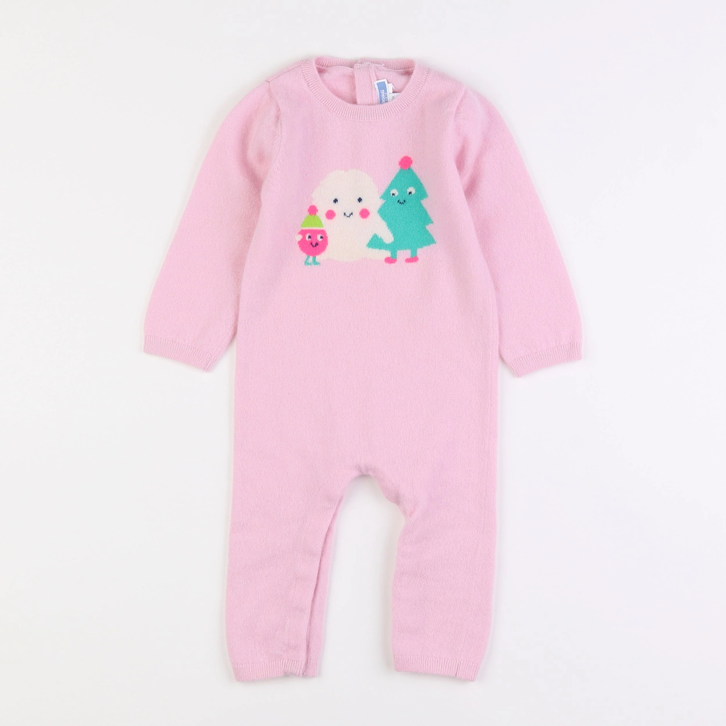 Jacadi - combinaison rose - 12 mois