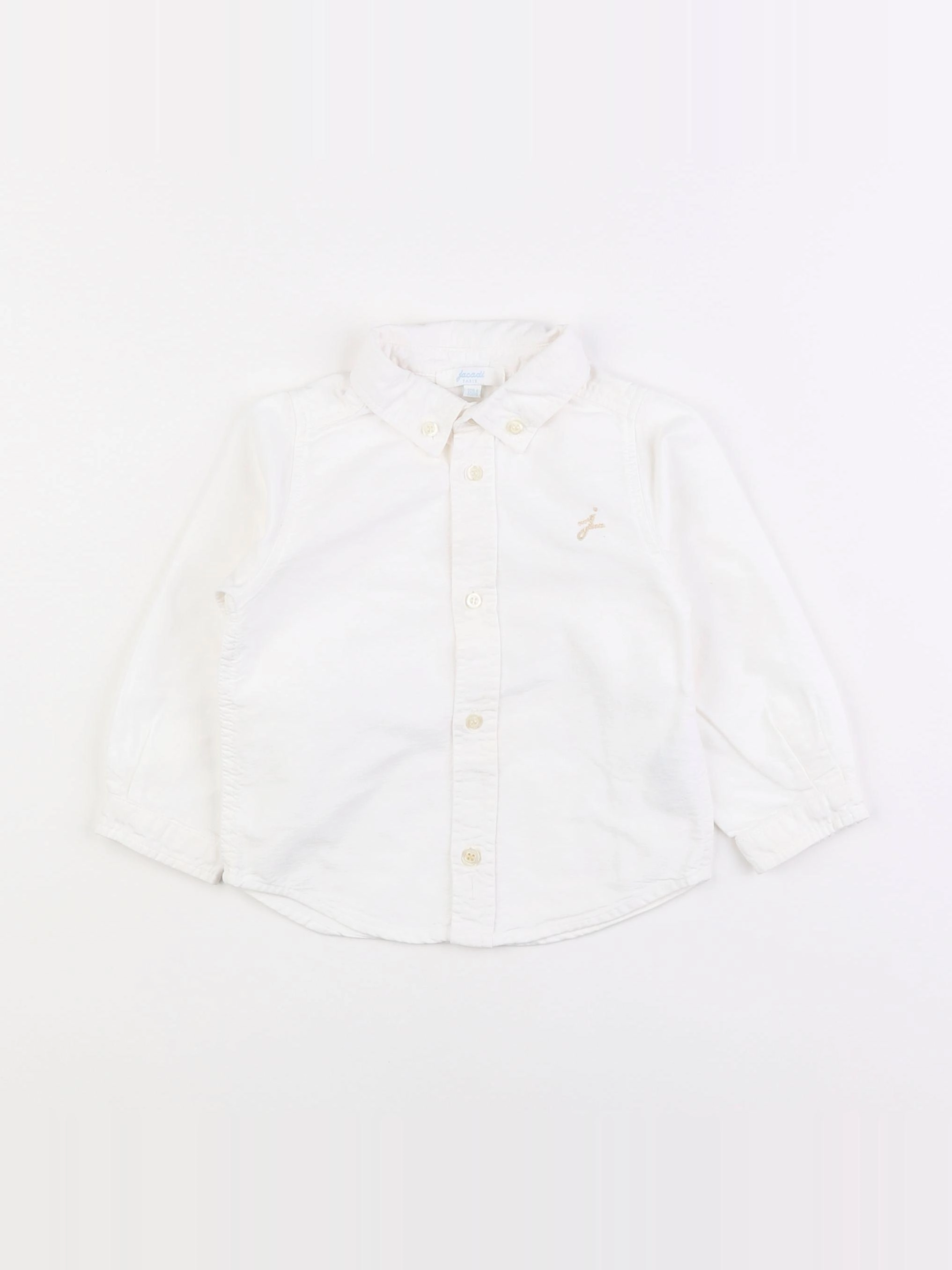 Jacadi - chemise blanc - 18 mois