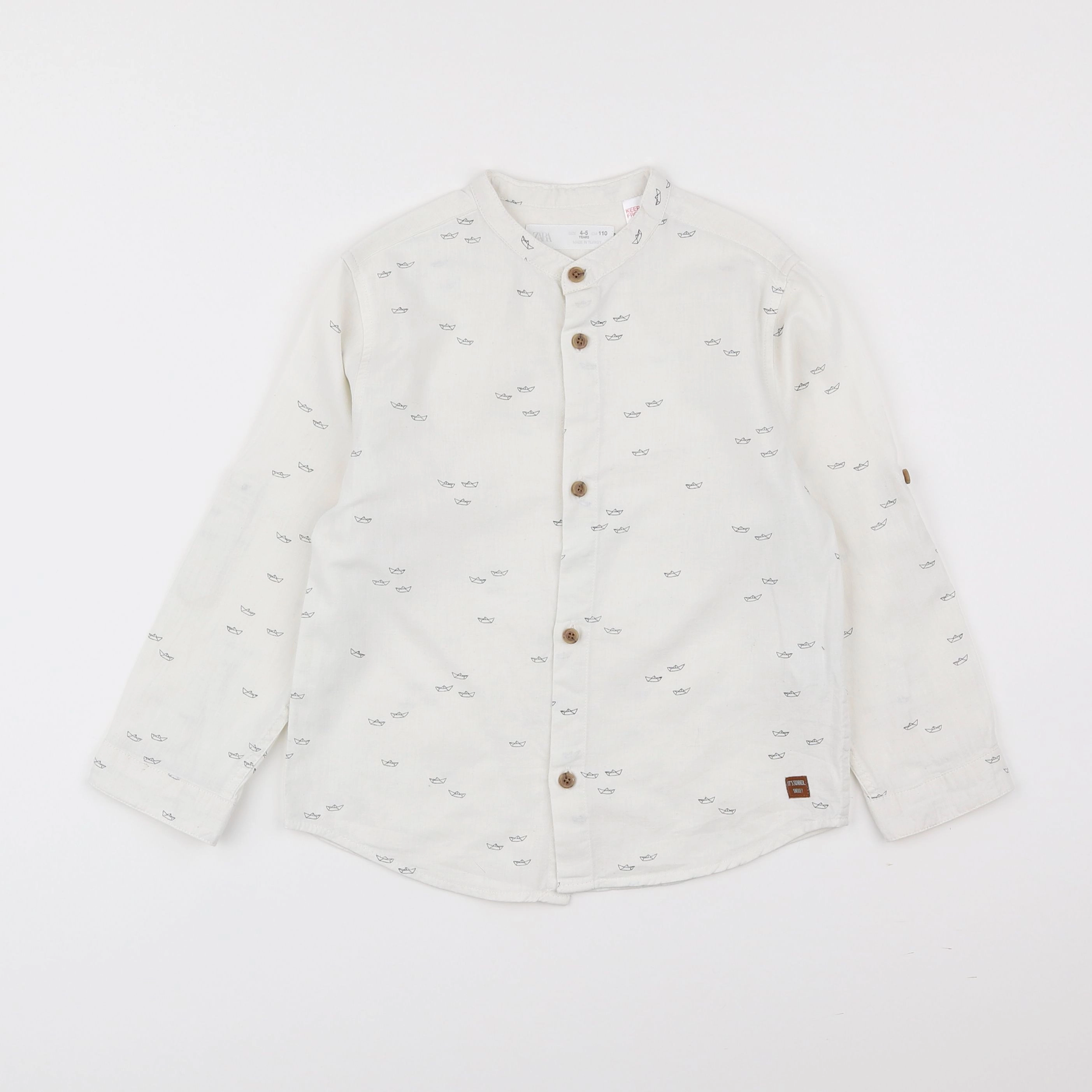 Zara - chemise blanc - 4/5 ans