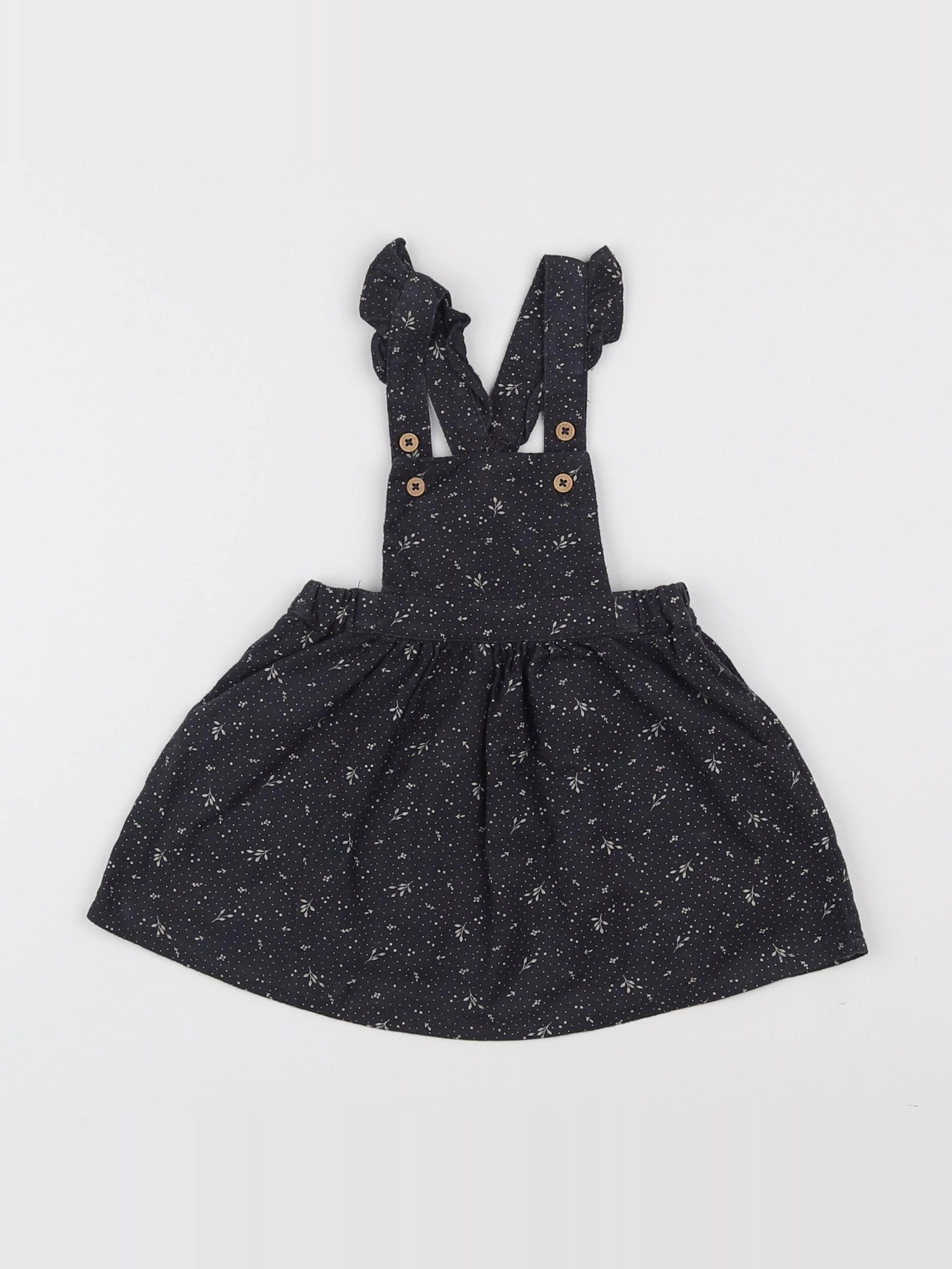Vertbaudet - robe gris - 6 mois
