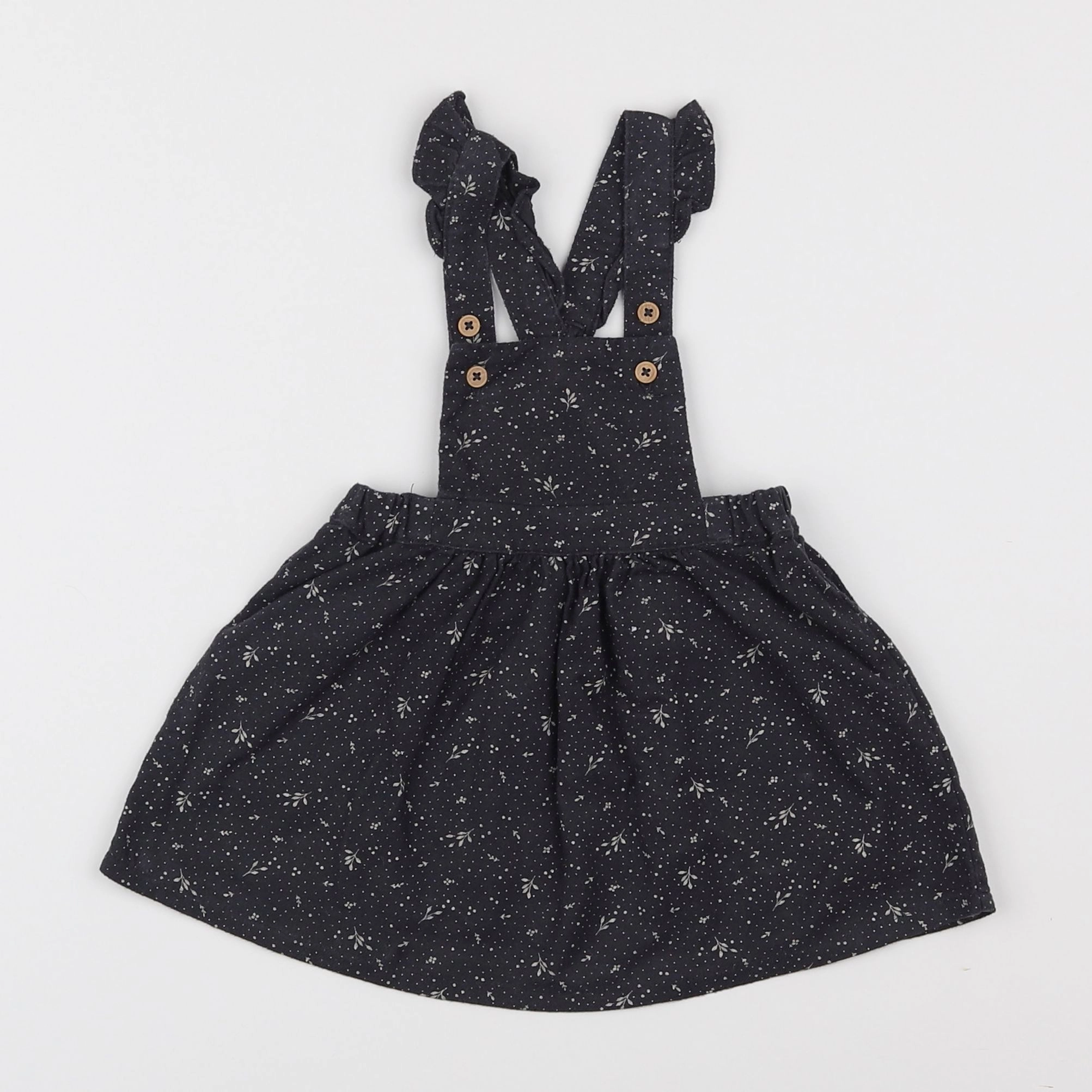 Vertbaudet - robe gris - 6 mois