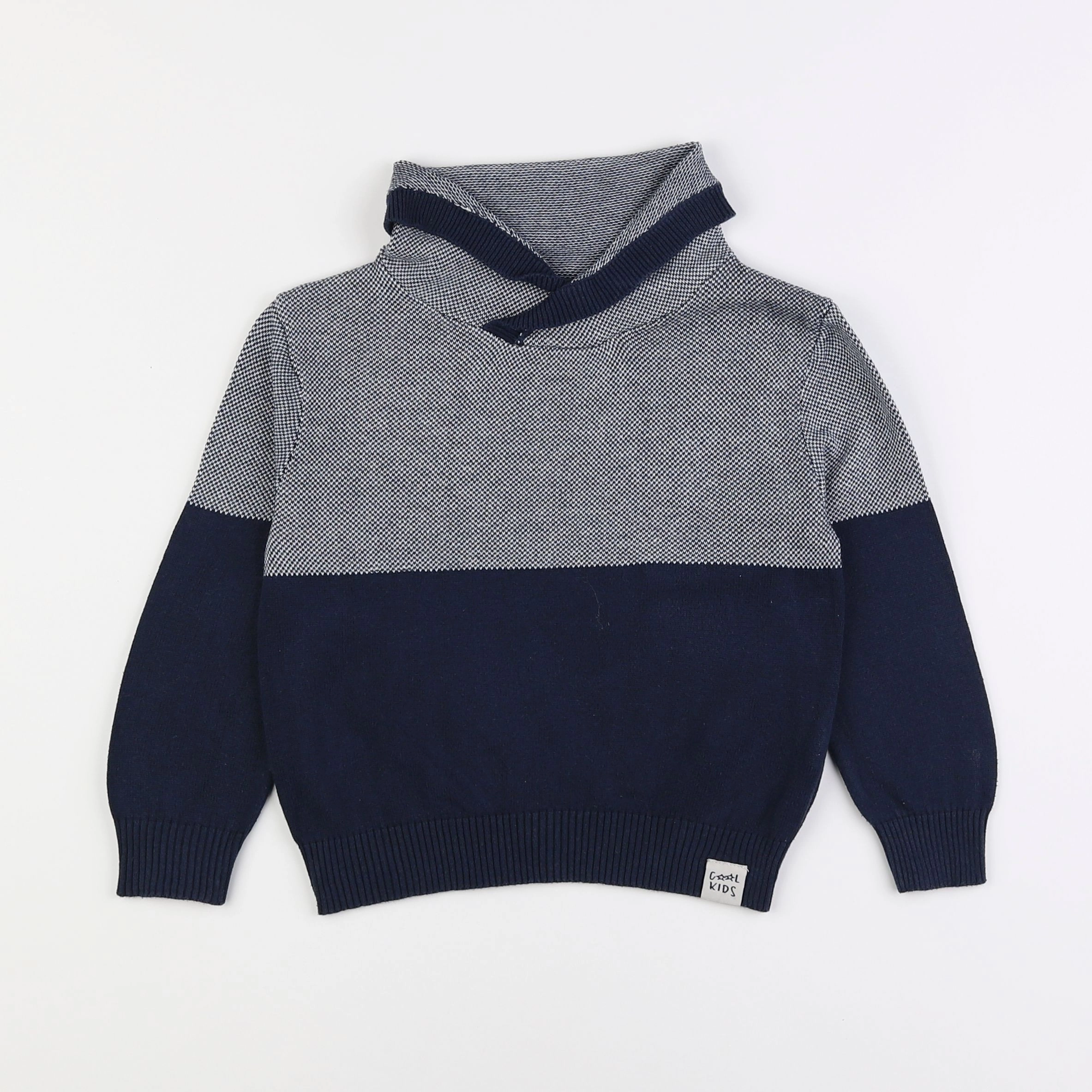 Vertbaudet - pull bleu - 5 ans