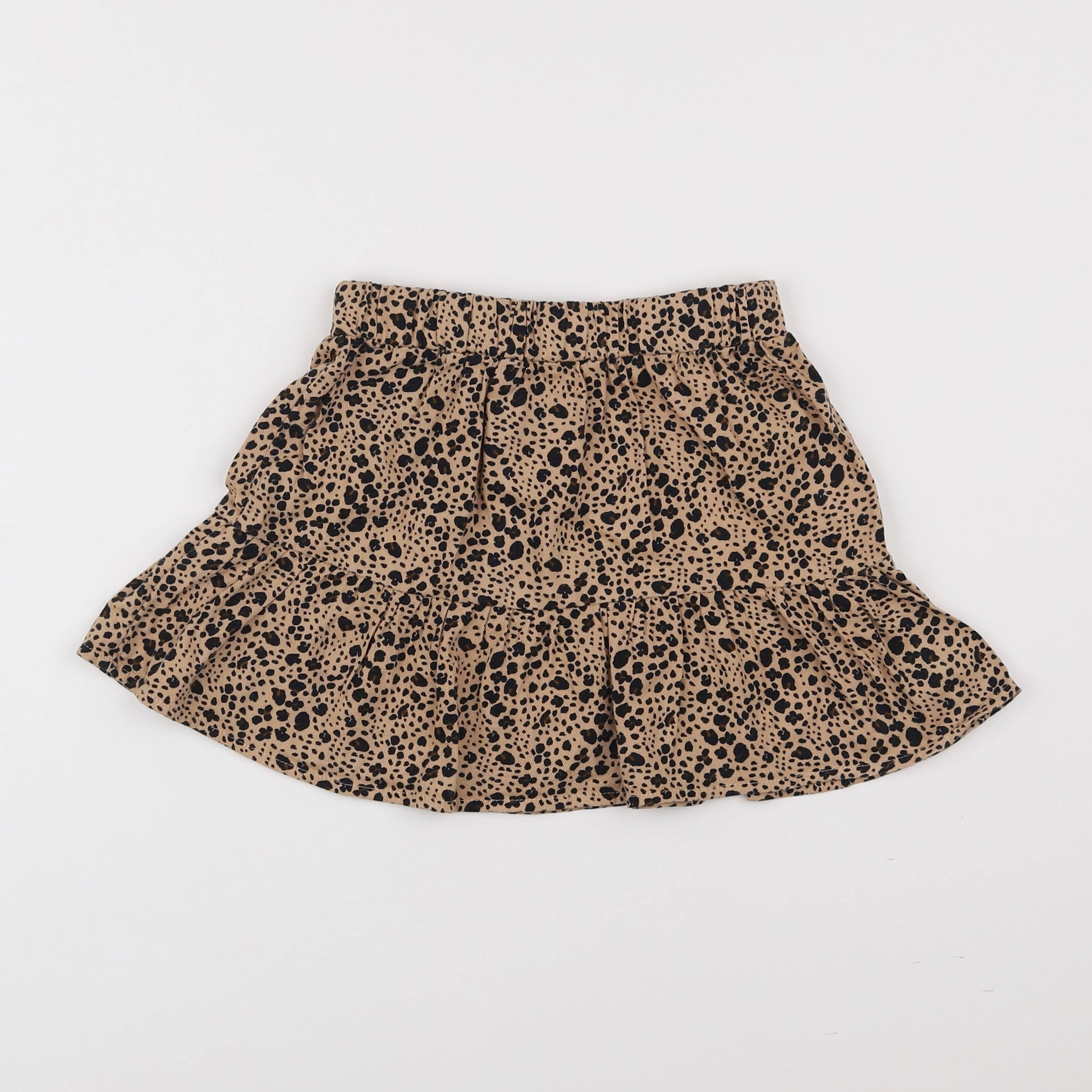 Vertbaudet - jupe beige - 6 ans