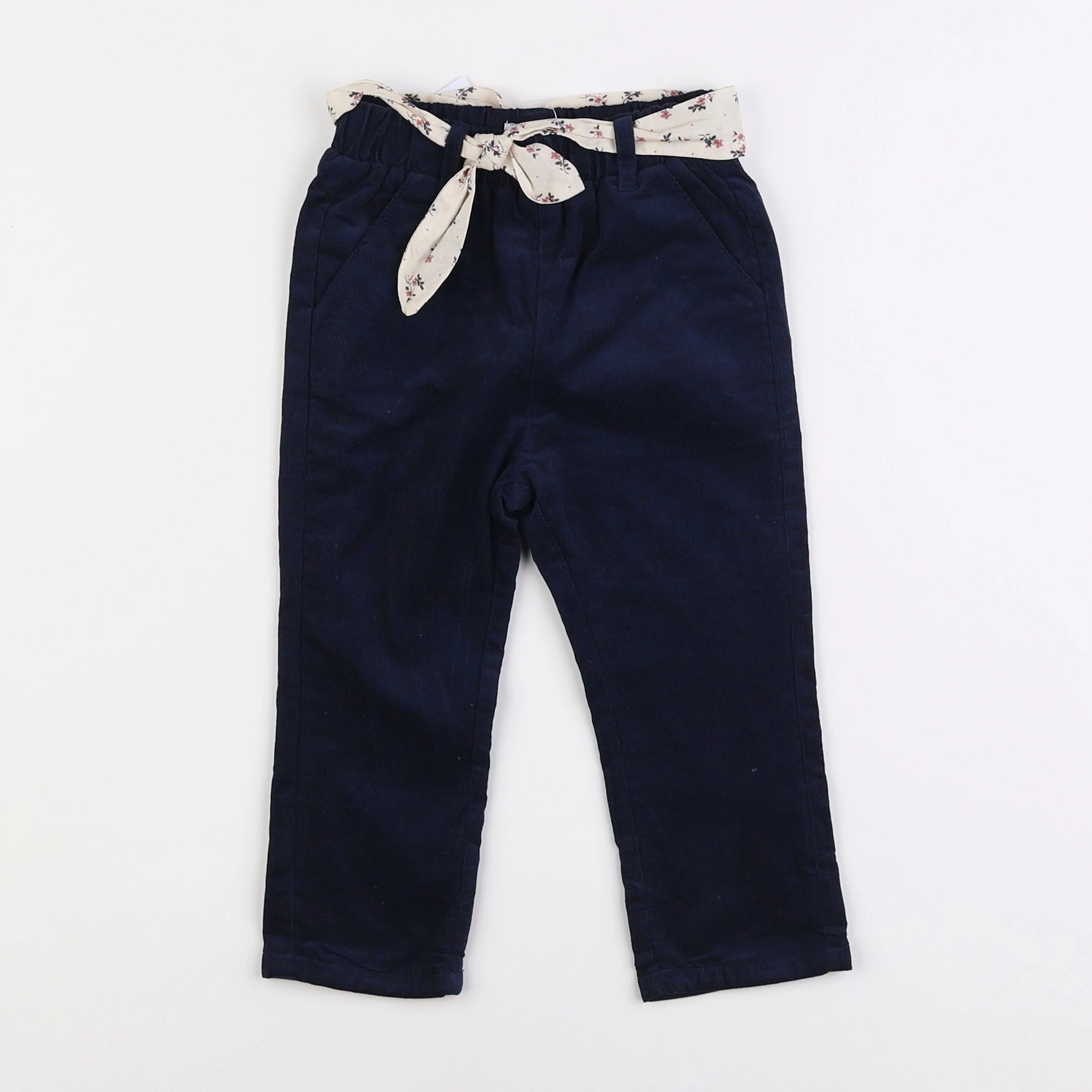 Vertbaudet - pantalon bleu - 18 mois