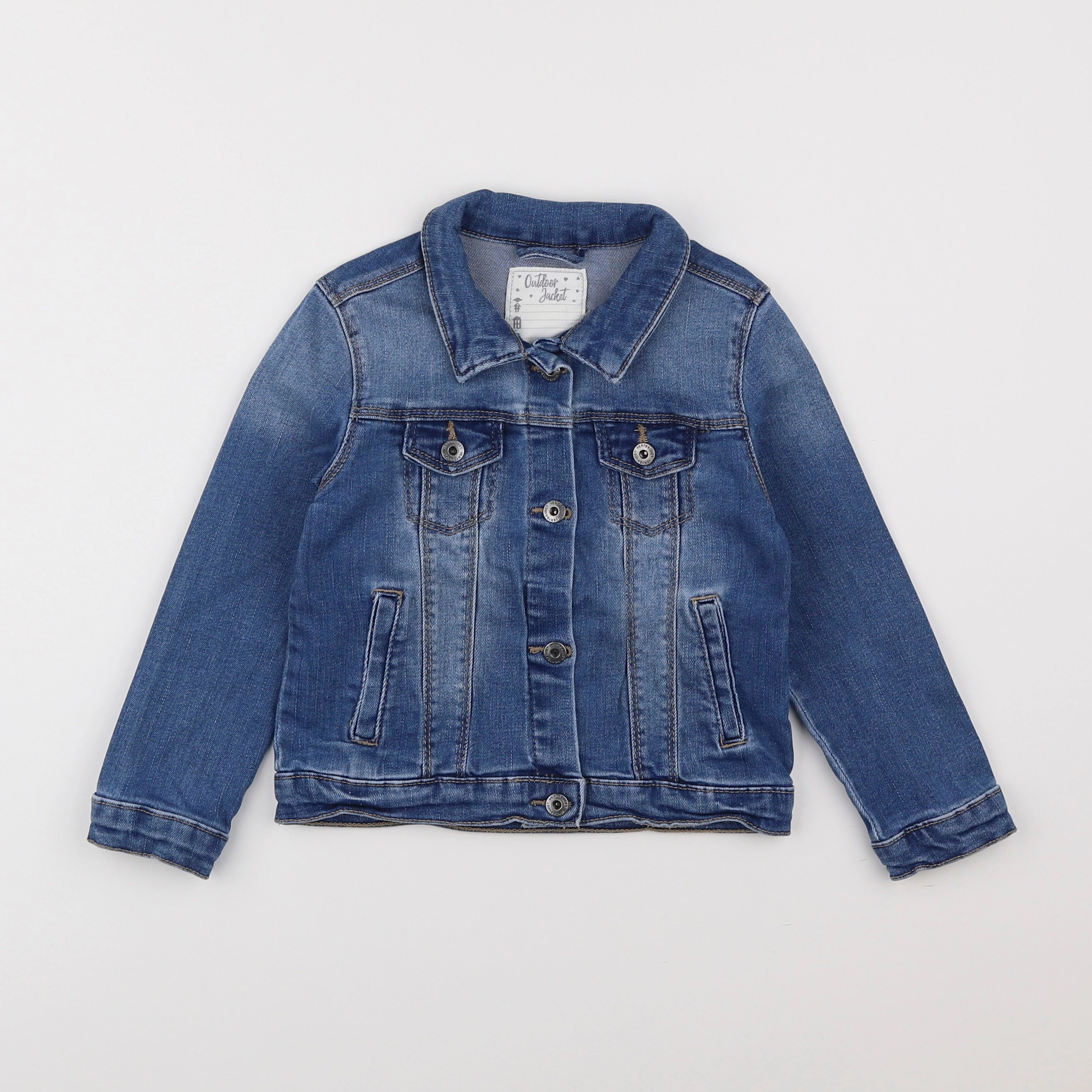 Vertbaudet - veste bleu - 4 ans