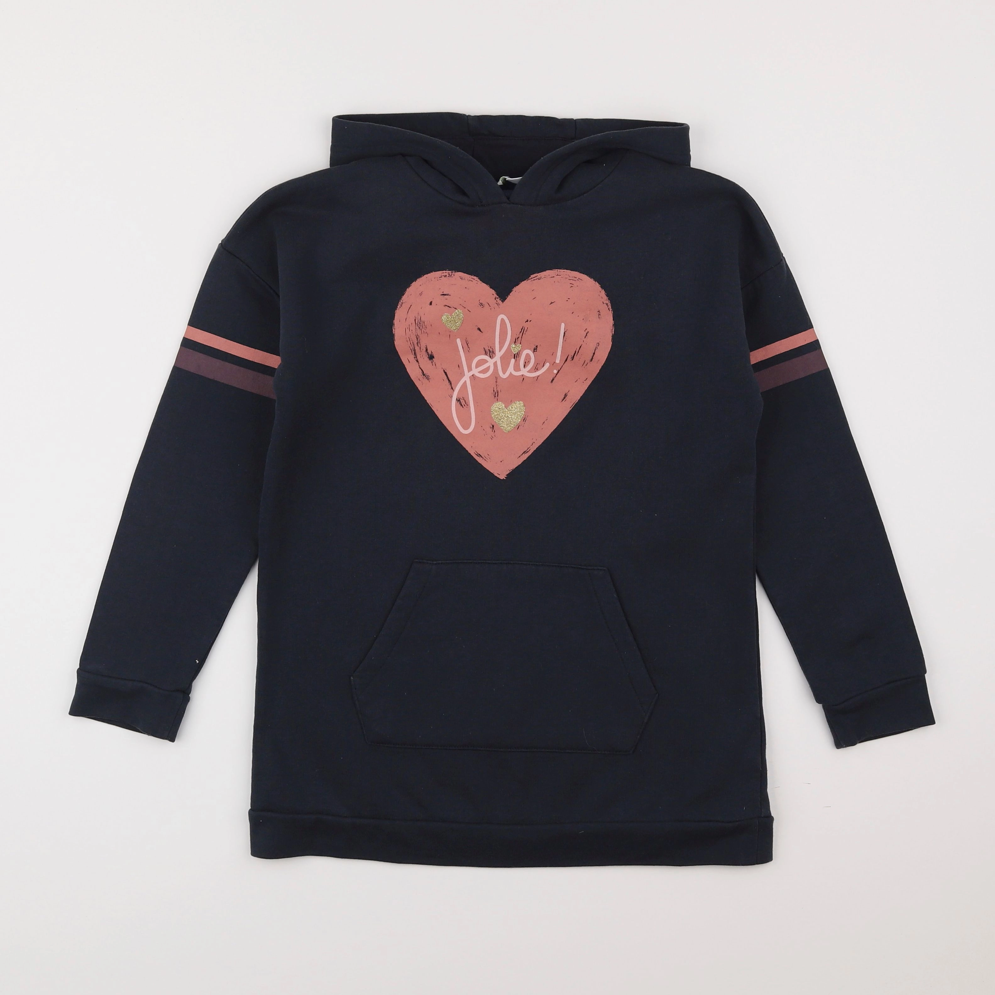 Vertbaudet - robe gris - 10 ans