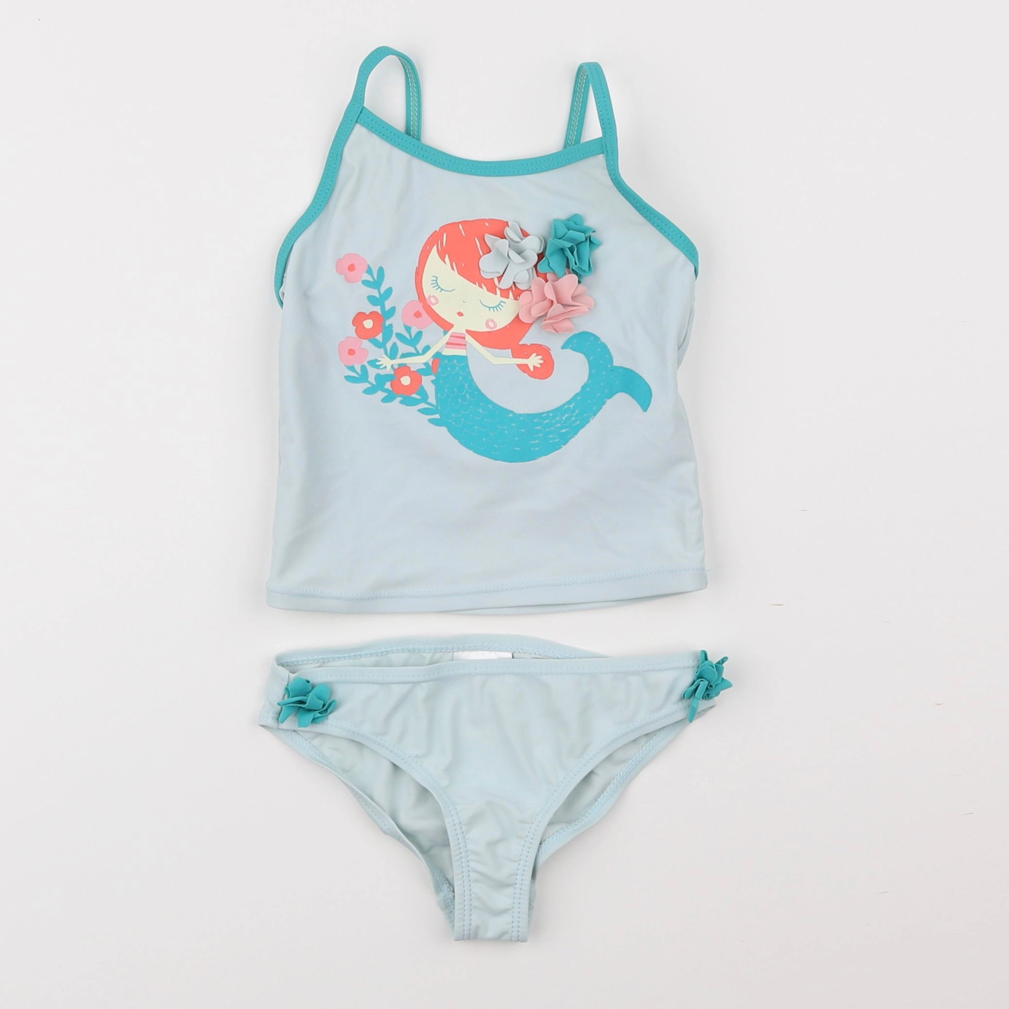 Vertbaudet - maillot de bain bleu - 4 ans