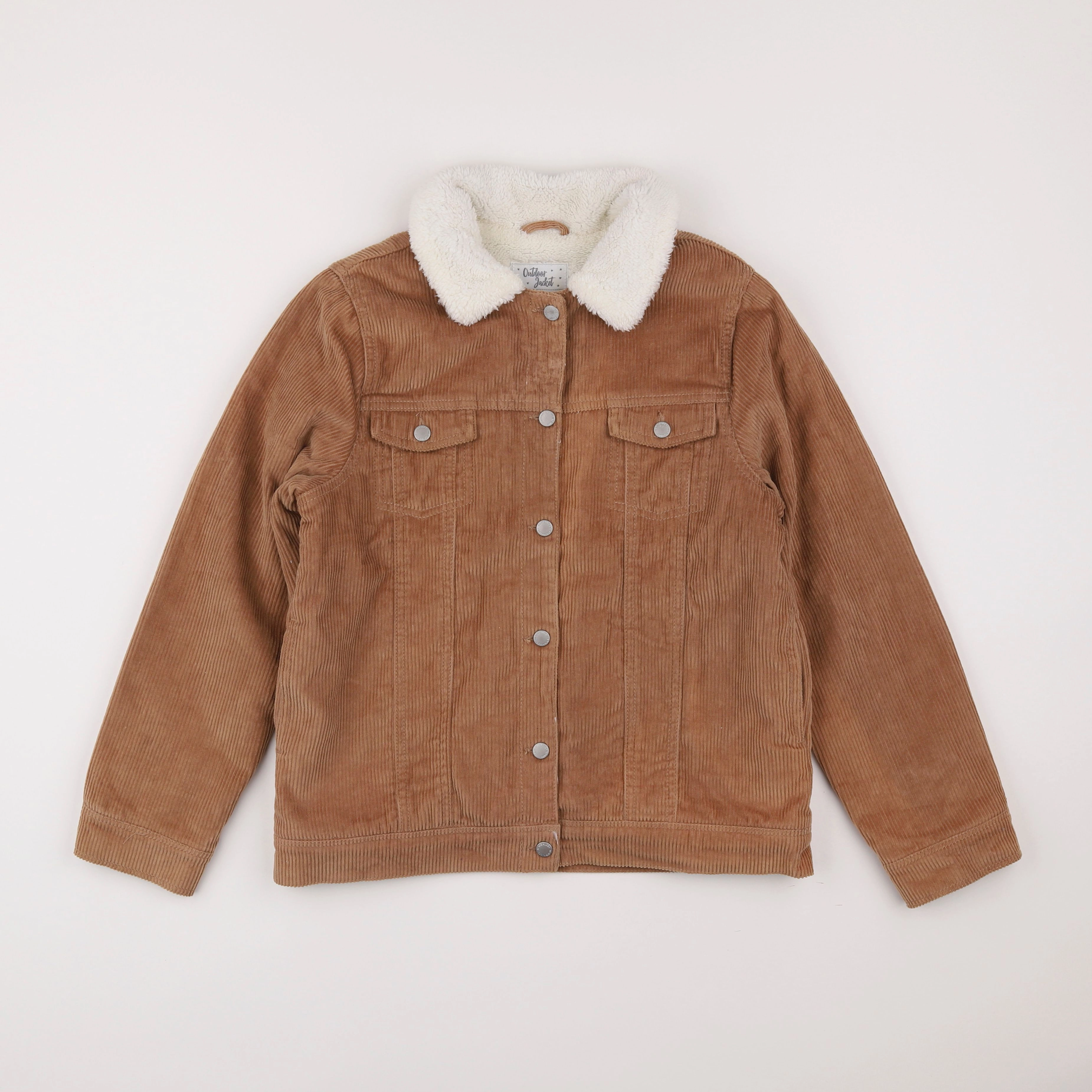 Vertbaudet - veste marron - 14 ans