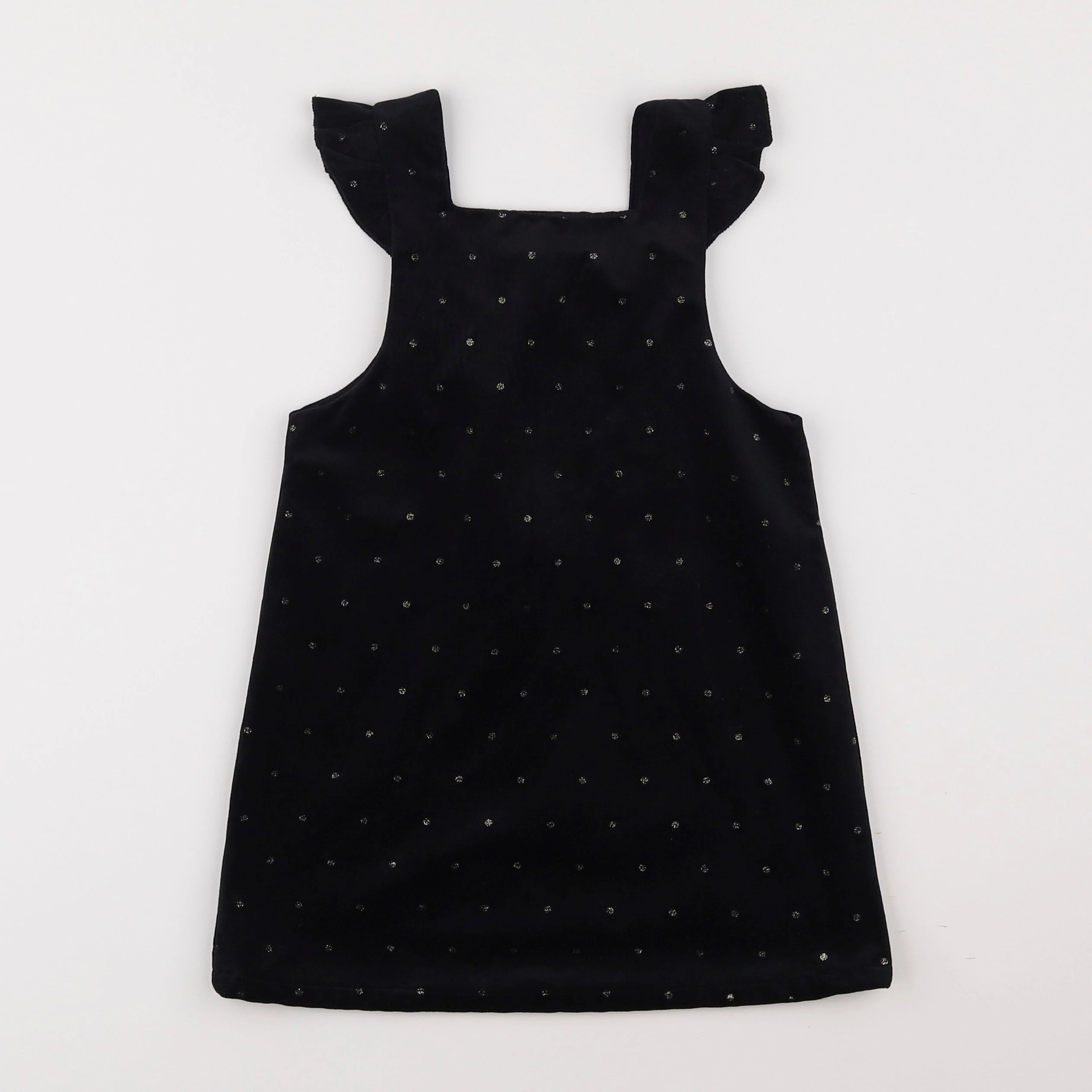Vertbaudet - robe or, noir - 4 ans