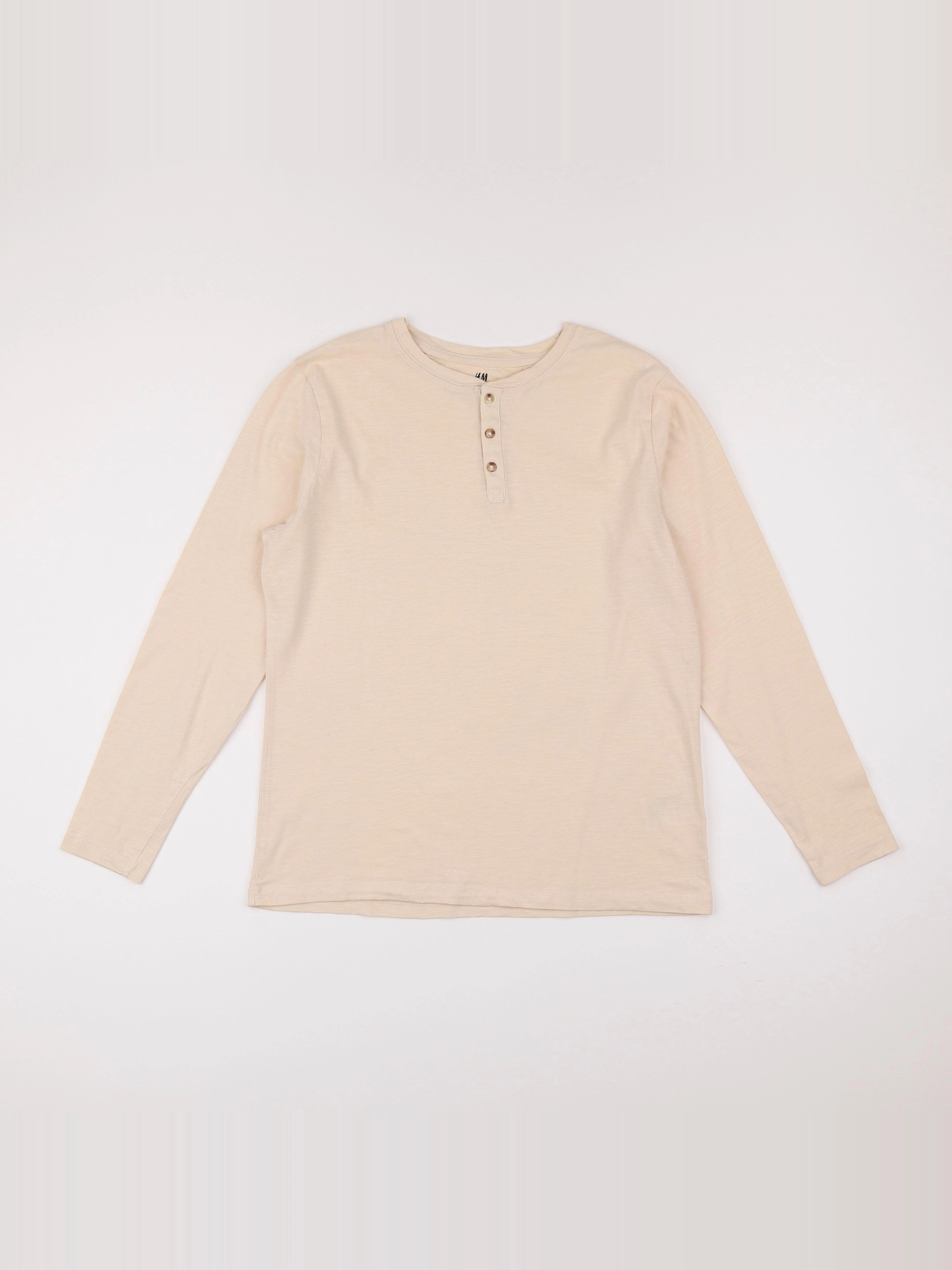 H&M - tee-shirt beige - 16 ans